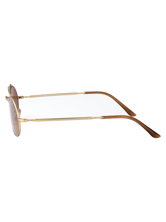 0ar 115sm 300253 Matte Pale Gold Metal Sunglasses