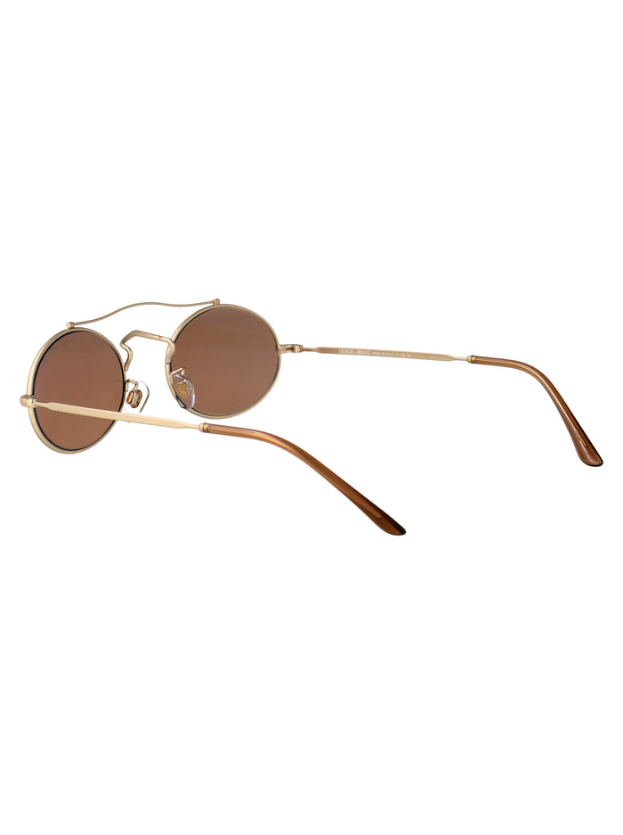0ar 115sm 300253 Matte Pale Gold Metal Sunglasses