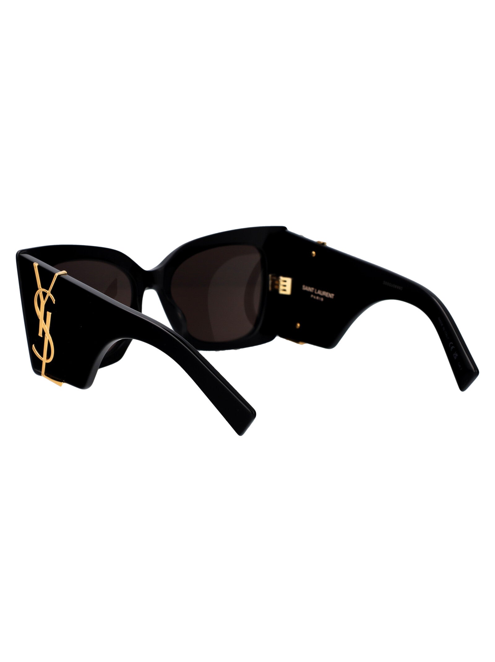 Sl M119 Blaze 001 Black Acetate Sunglasses