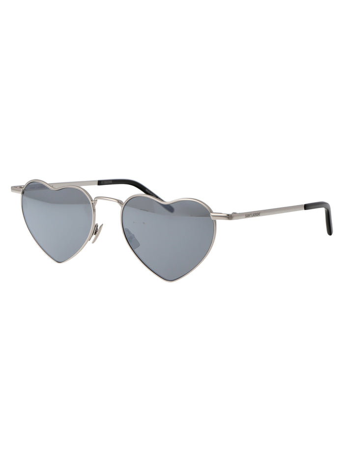 Sl 301 Loulou 014 Silver Metal Sunglasses