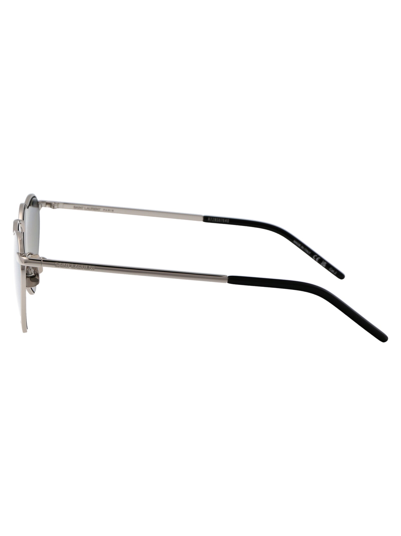 Sl 301 Loulou 001 Silver Grey Metal Sunglasses