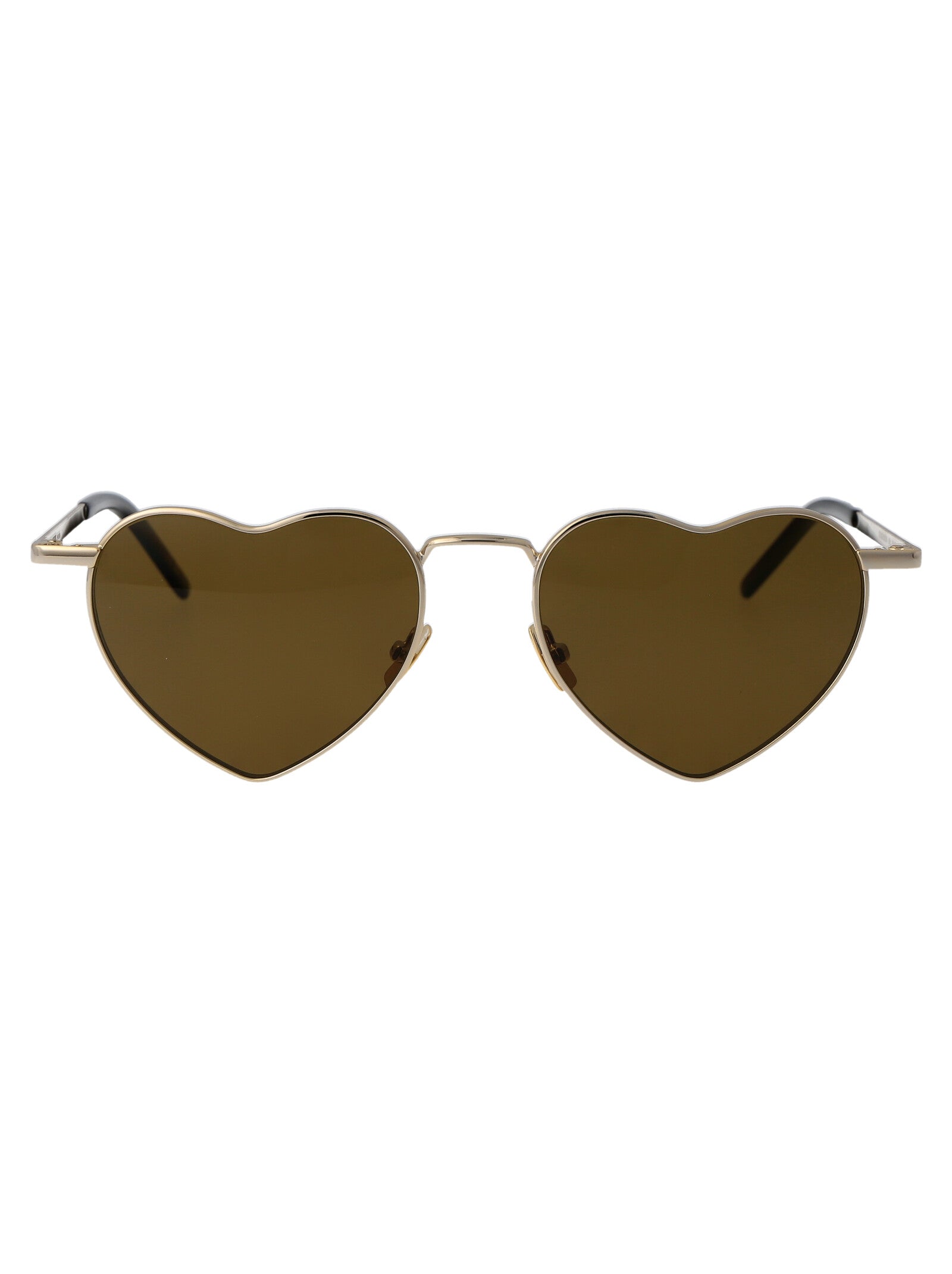 Sl 301 Loulou 015 Gold Brown Metal Sunglasses