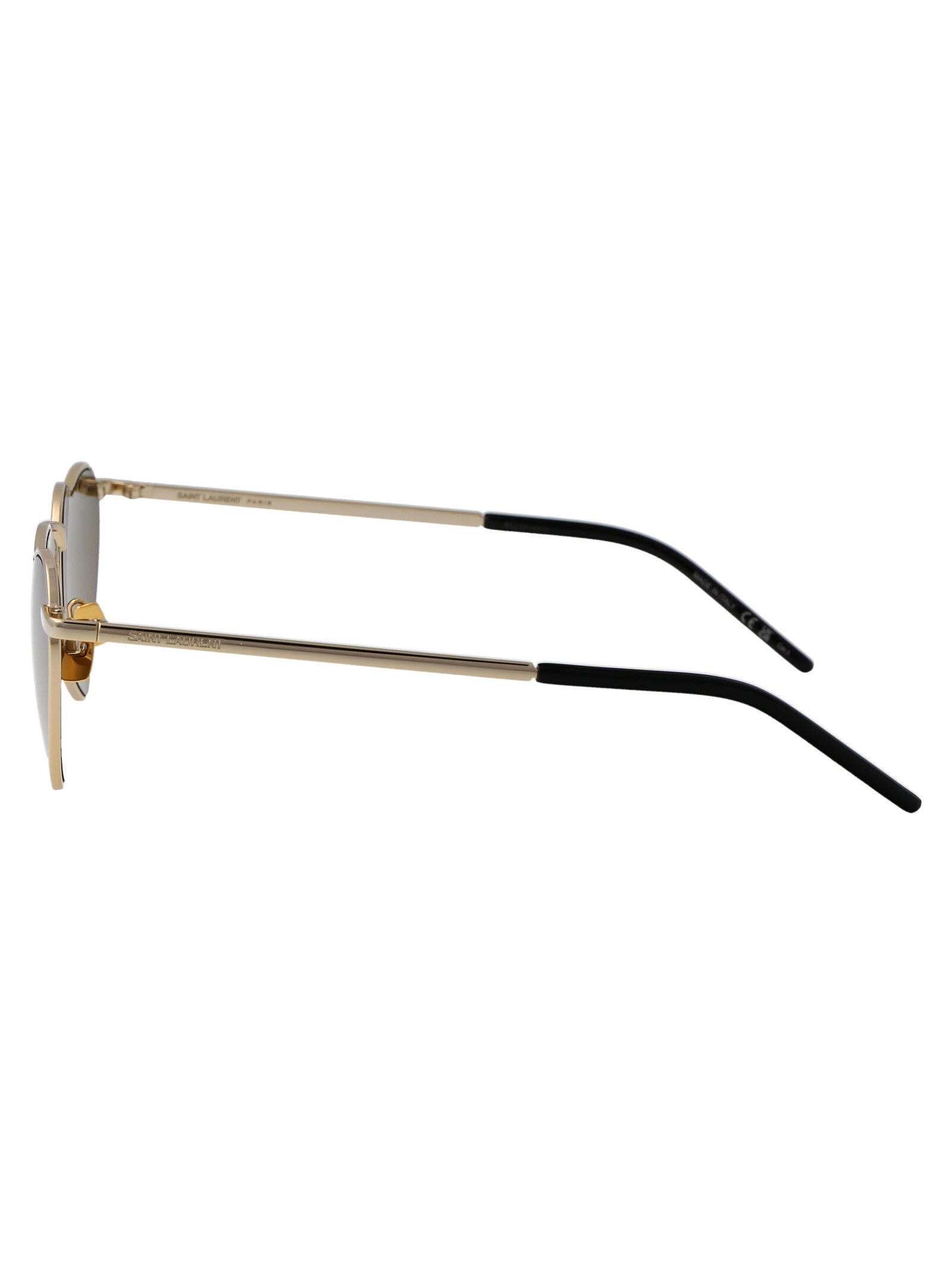 Sl 301 Loulou 015 Gold Brown Metal Sunglasses