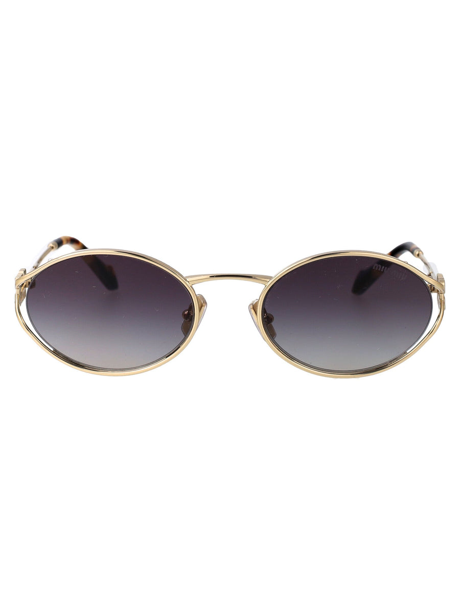 Sunglasses 0mu 52ys Pale Gold Metal