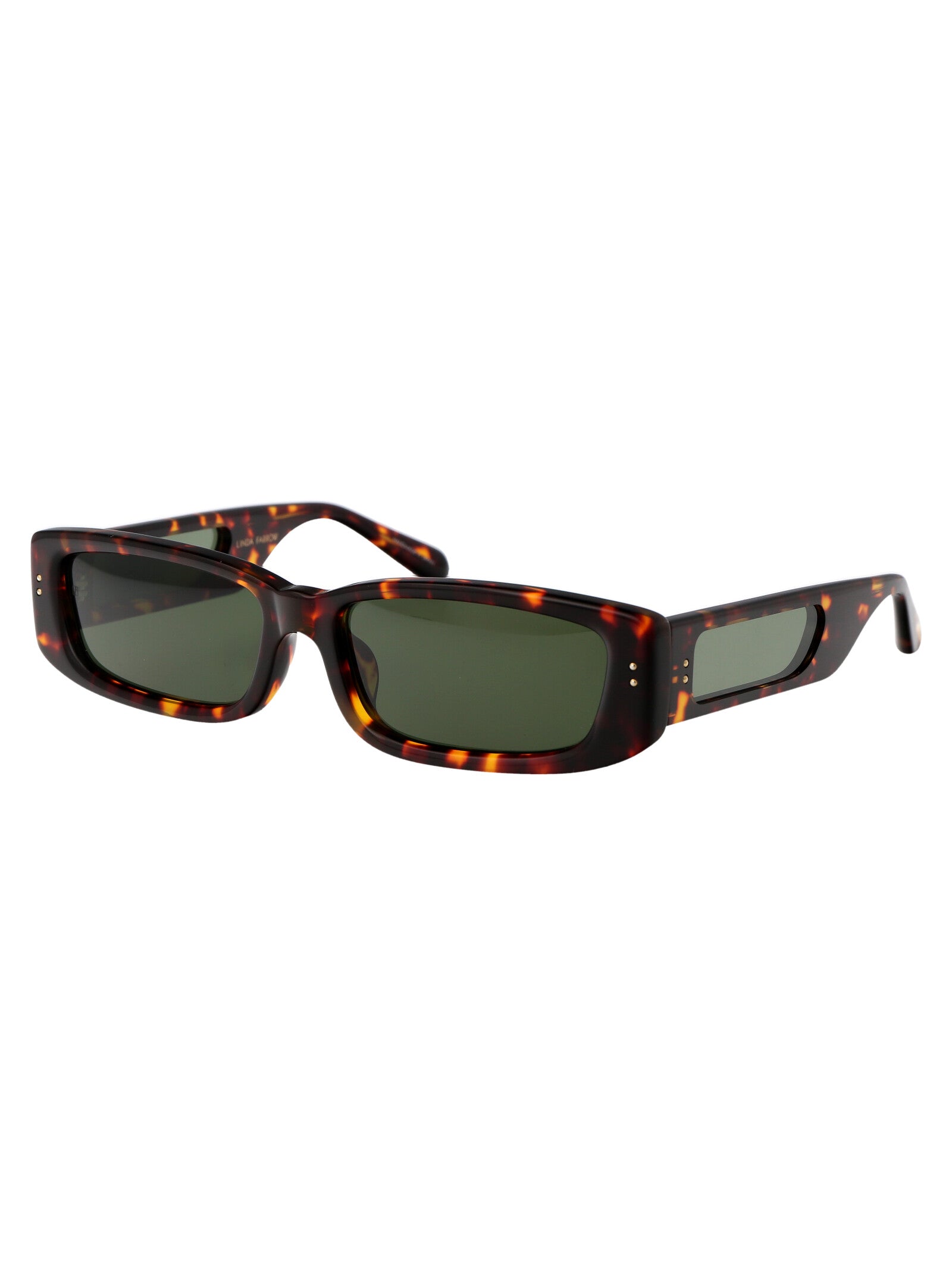 Lfl1419c2sun 2 02 Dark T-shell Light Gold Green Acetate Sunglasses