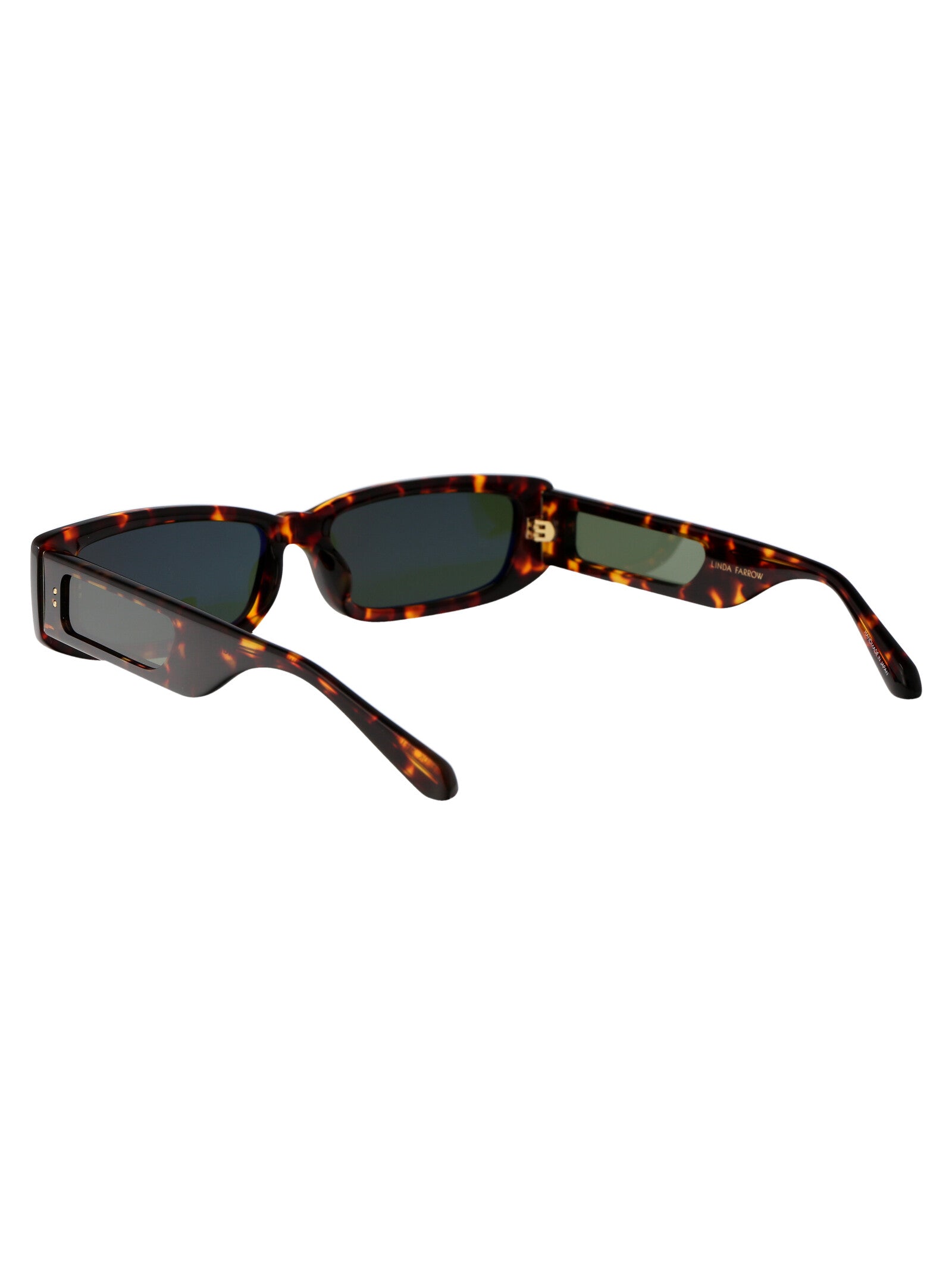 Lfl1419c2sun 2 02 Dark T-shell Light Gold Green Acetate Sunglasses