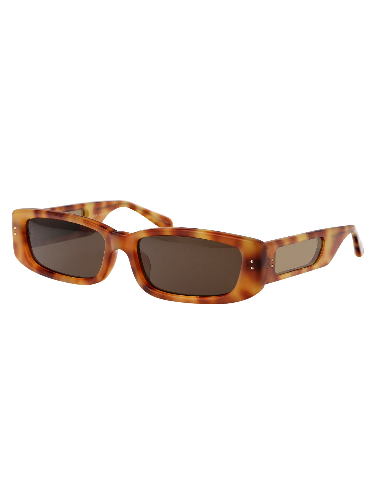 Talita Black/yellowgold/grey Acetate Sunglasses