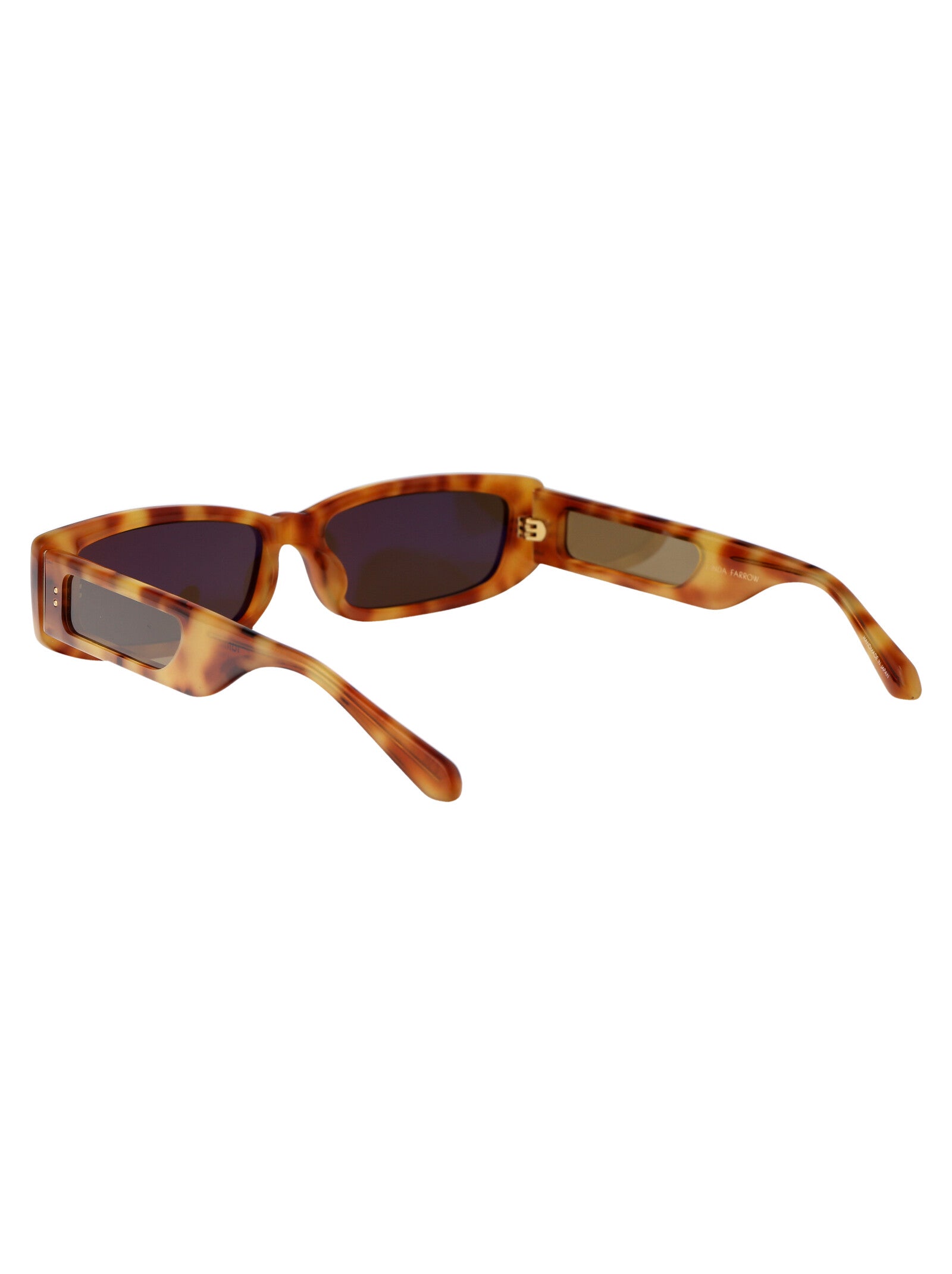 Talita Black/yellowgold/grey Acetate Sunglasses