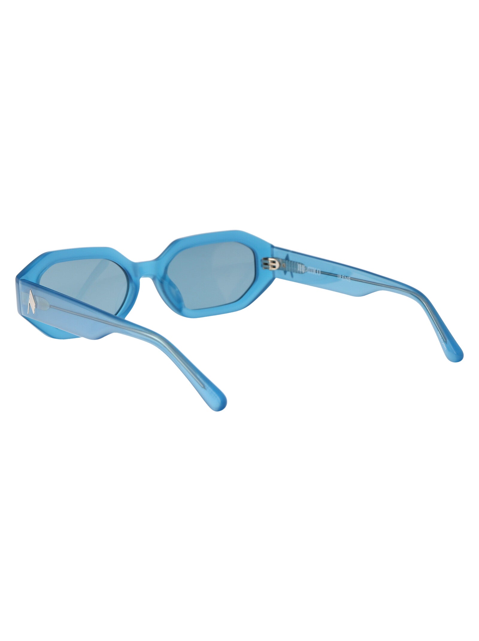 Irene 12 Torquoise Silver Toequoise Acetate Sunglasses