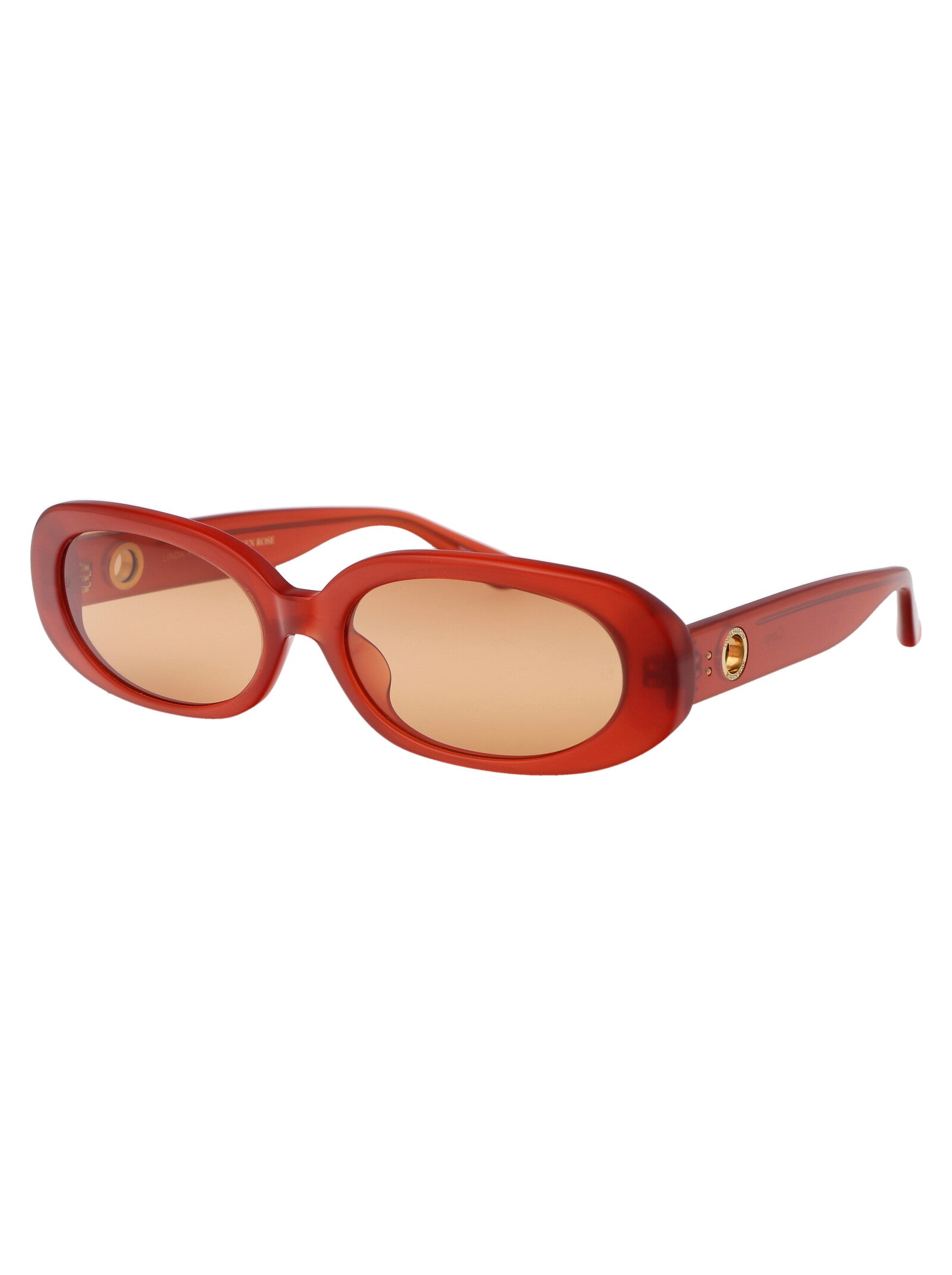 Lfl1252c13sun 13 Teracotta Yellow Gold Orange Gradient Acetate Sunglasses