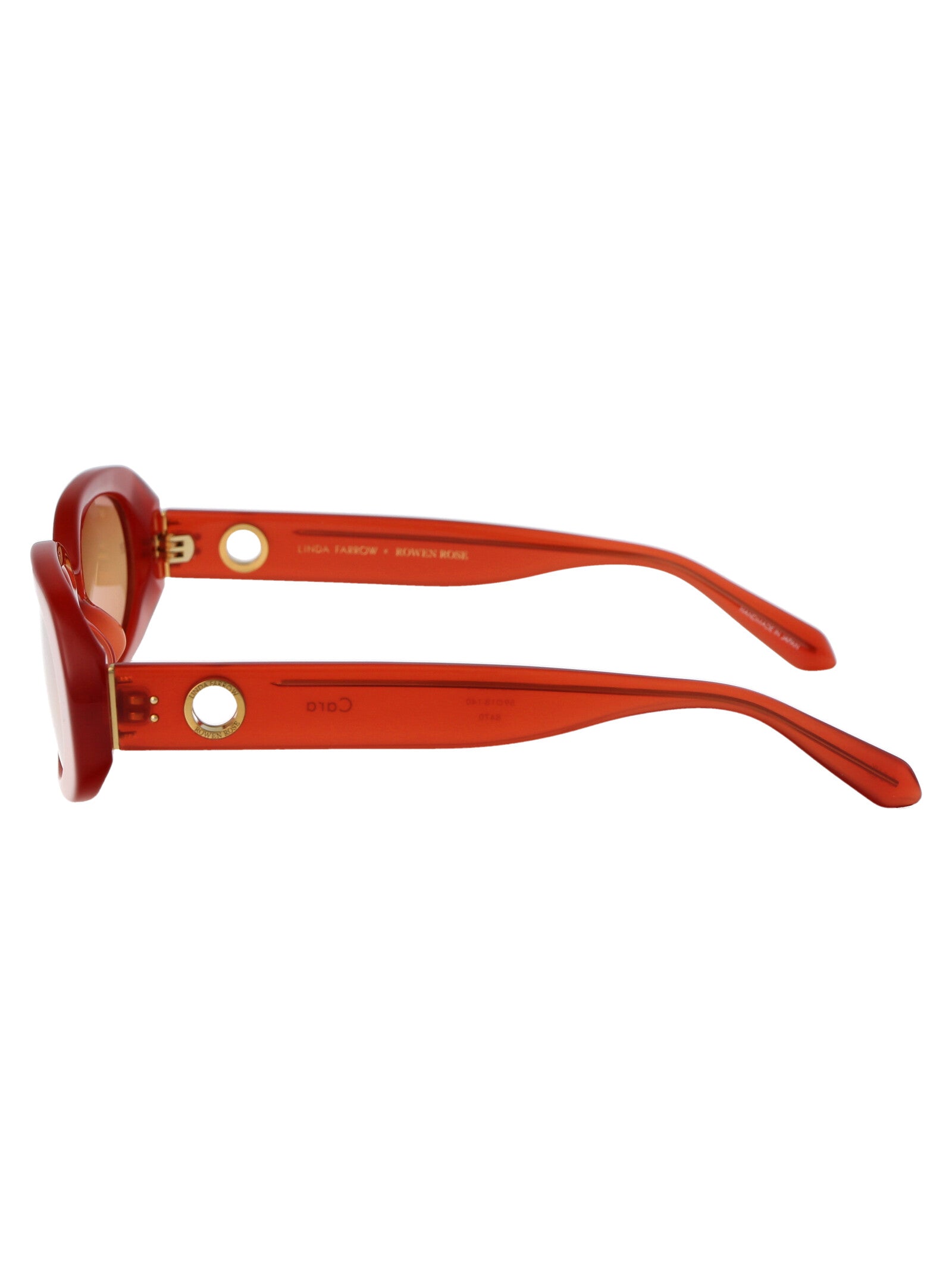 Lfl1252c13sun 13 Teracotta Yellow Gold Orange Gradient Acetate Sunglasses