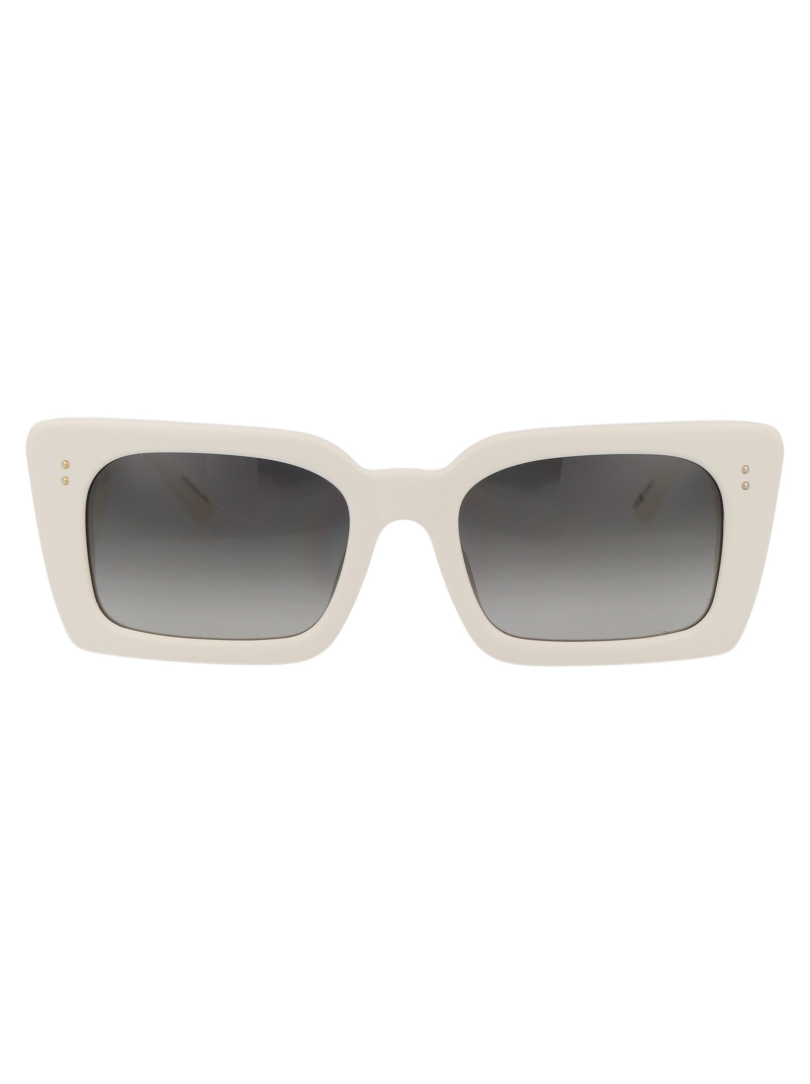 Lfl1297c7sun 7 07 White Light Gold Grey Gradient Acetate Sunglasses