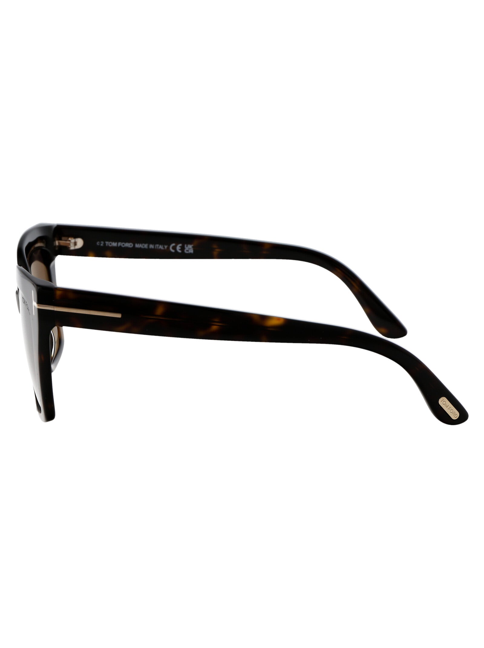 Ft1030 52f Avana Scura / Marrone Grad Acetate Sunglasses