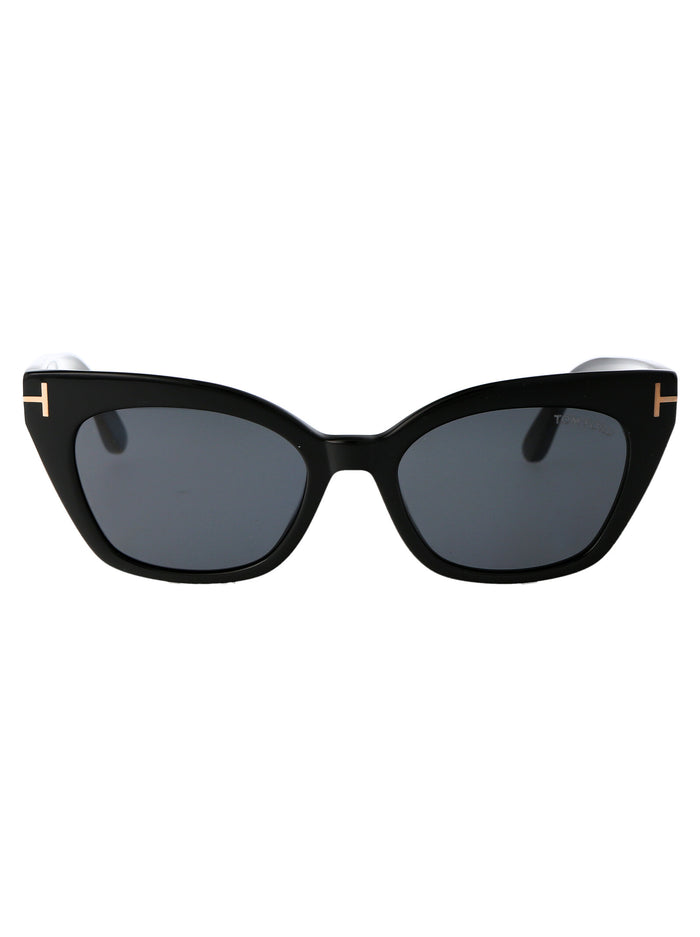 Ft1031 01a Nero Lucido / Fumo Acetate Sunglasses