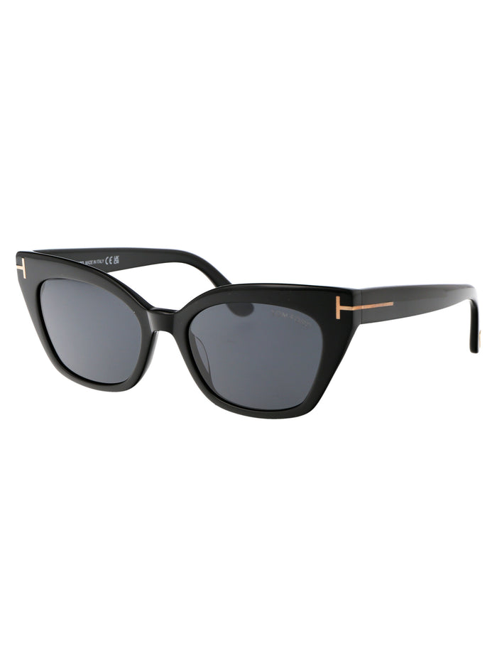 Ft1031 01a Nero Lucido / Fumo Acetate Sunglasses