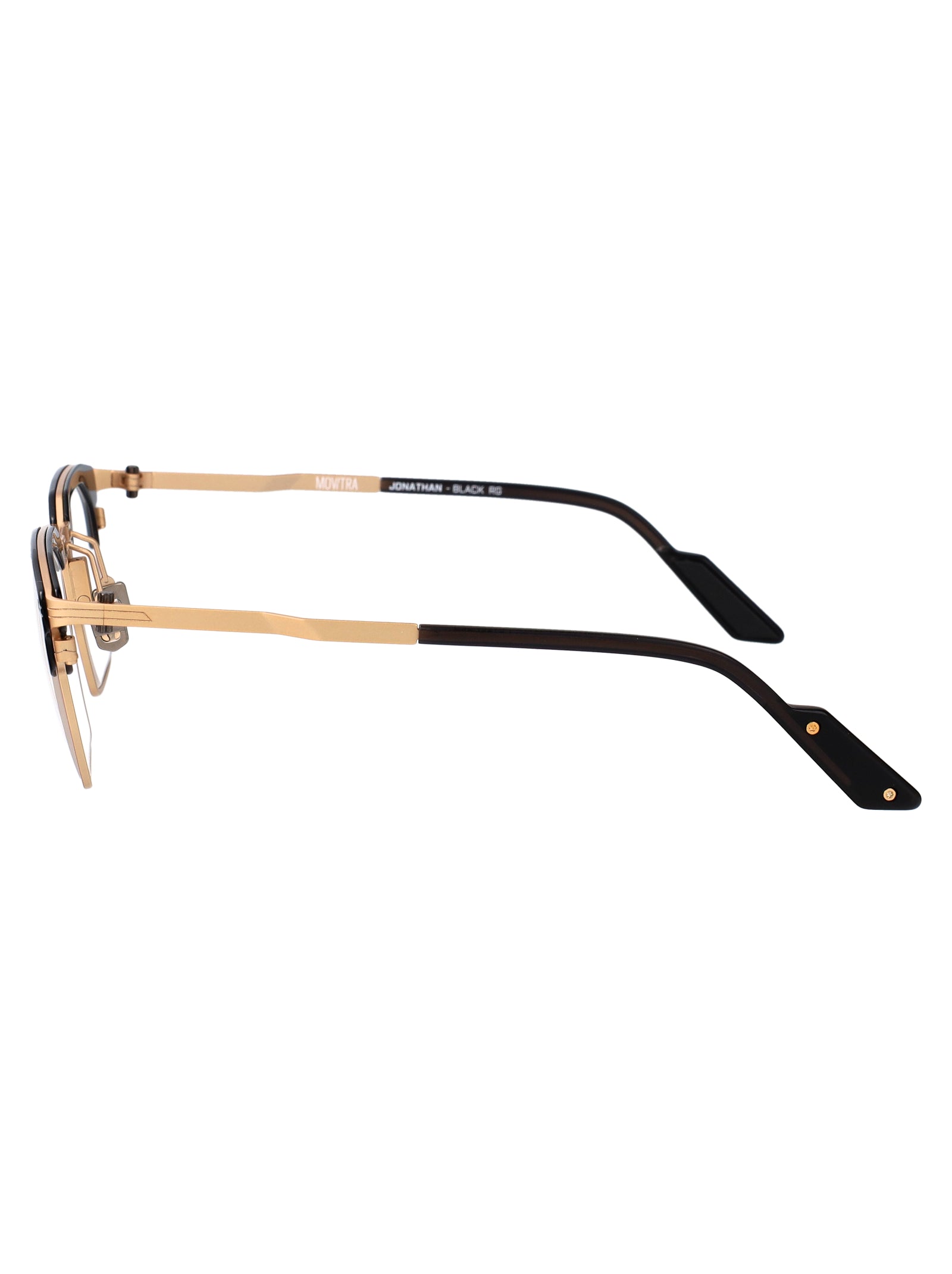 Jonathan Black Demo Blk Rose Gold With Lenses Acetate Sunglasses