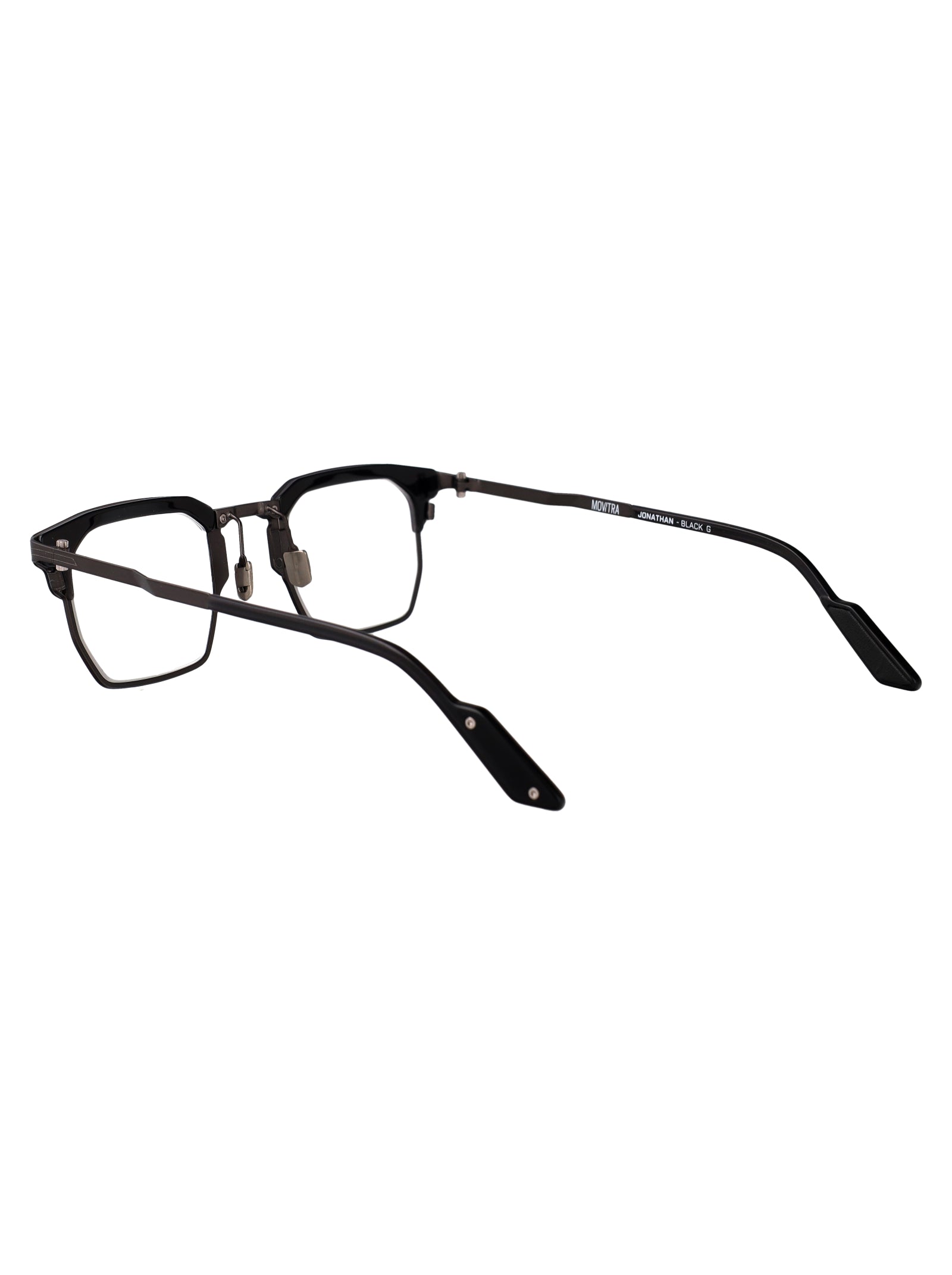 Jonathan Black Rg Demo Blk With Gradient Light Blue Lenses Acetate Sunglasses