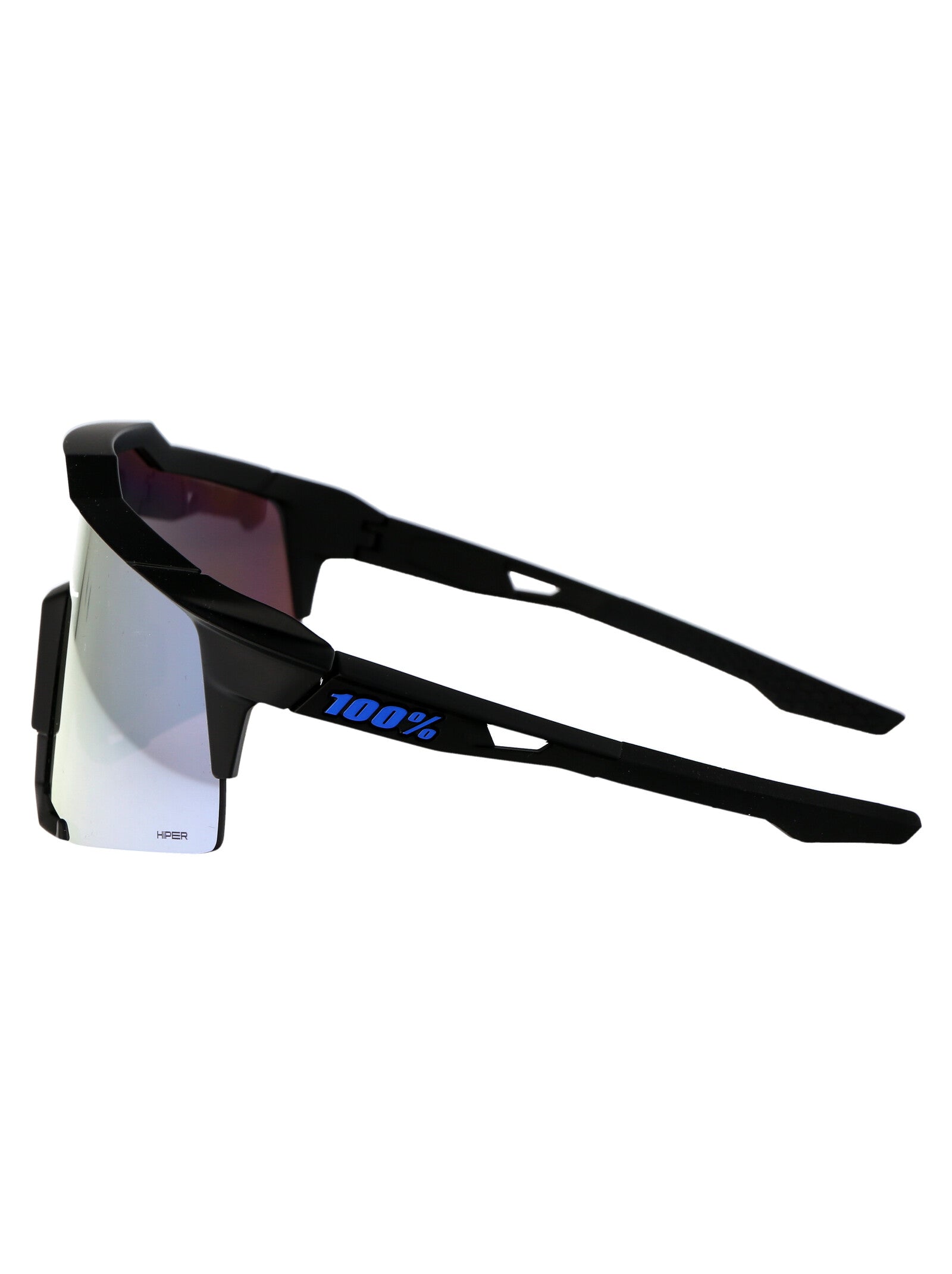 Speedcraft Matte Black - Hiper Blue Multilayer Mirror Lens Acetate Sunglasses