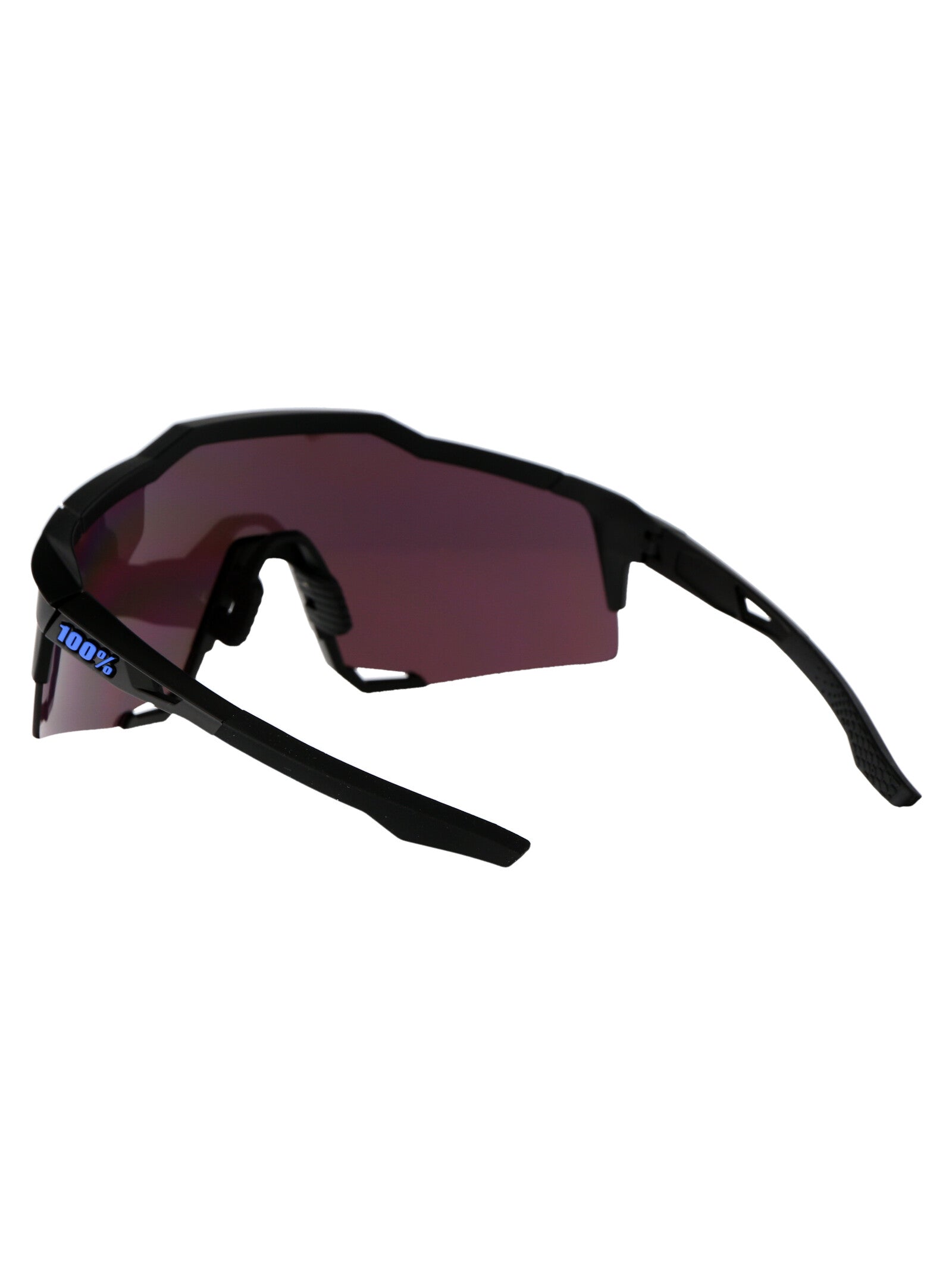 Speedcraft Matte Black - Hiper Blue Multilayer Mirror Lens Acetate Sunglasses