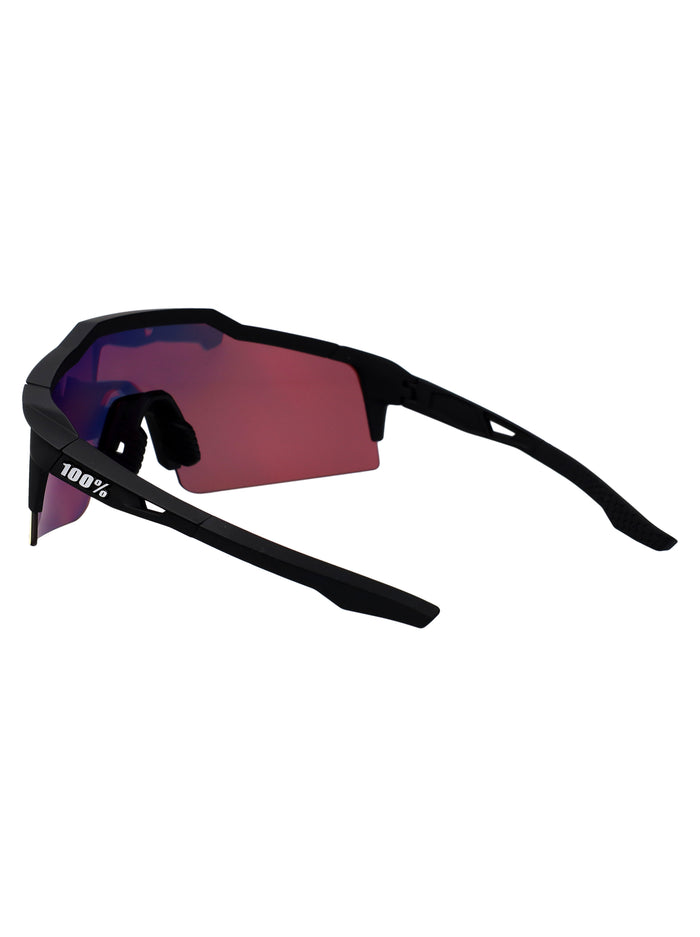 60008-00005 00005 Soft Tact Black - Hiper Red Multilayer Mirror Lens Acetate Sunglasses