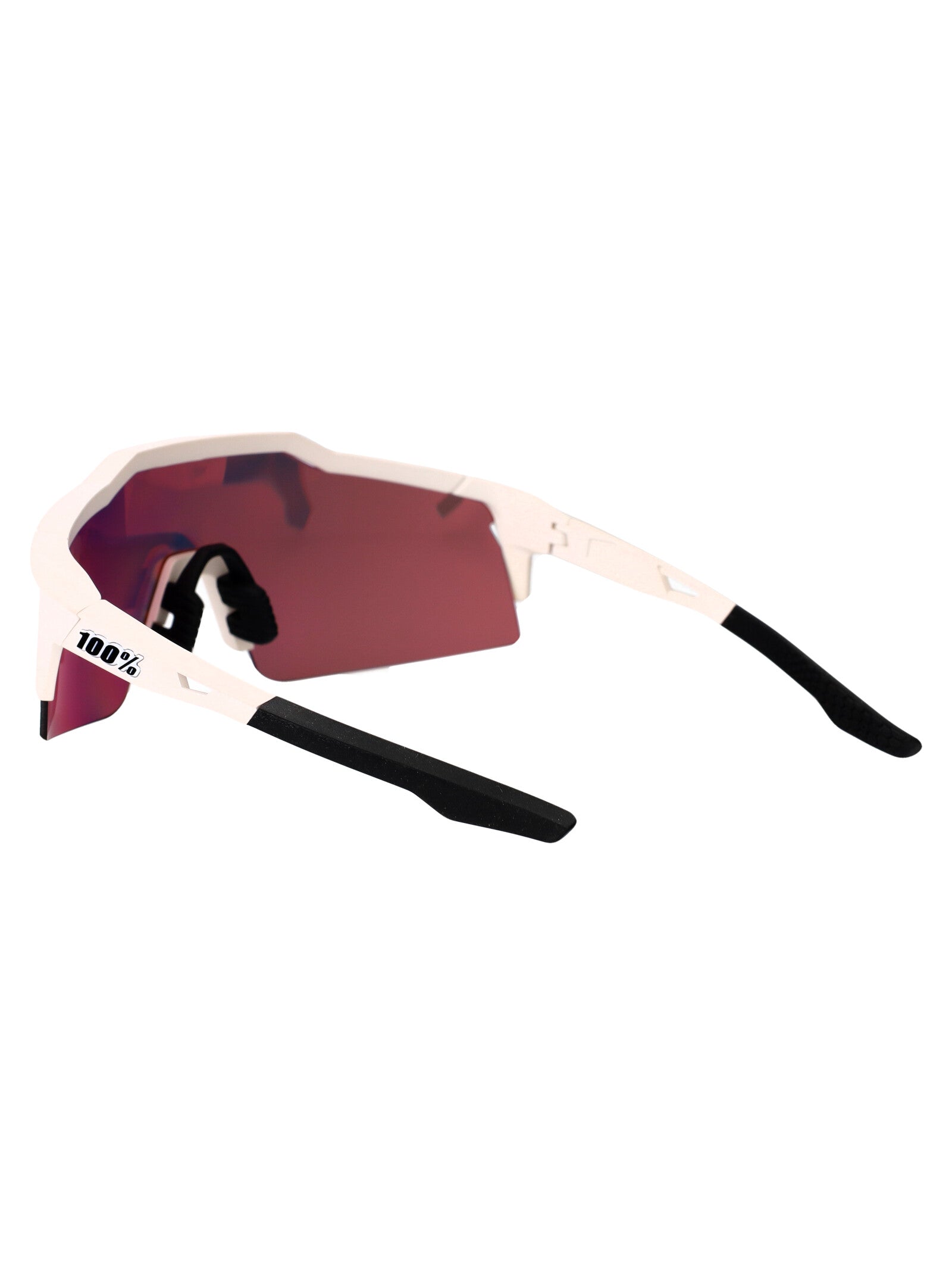 Speedcraft Sl Soft Tact Off White - Hiper Red Multilayer Mirror Lens Acetate Sunglasses