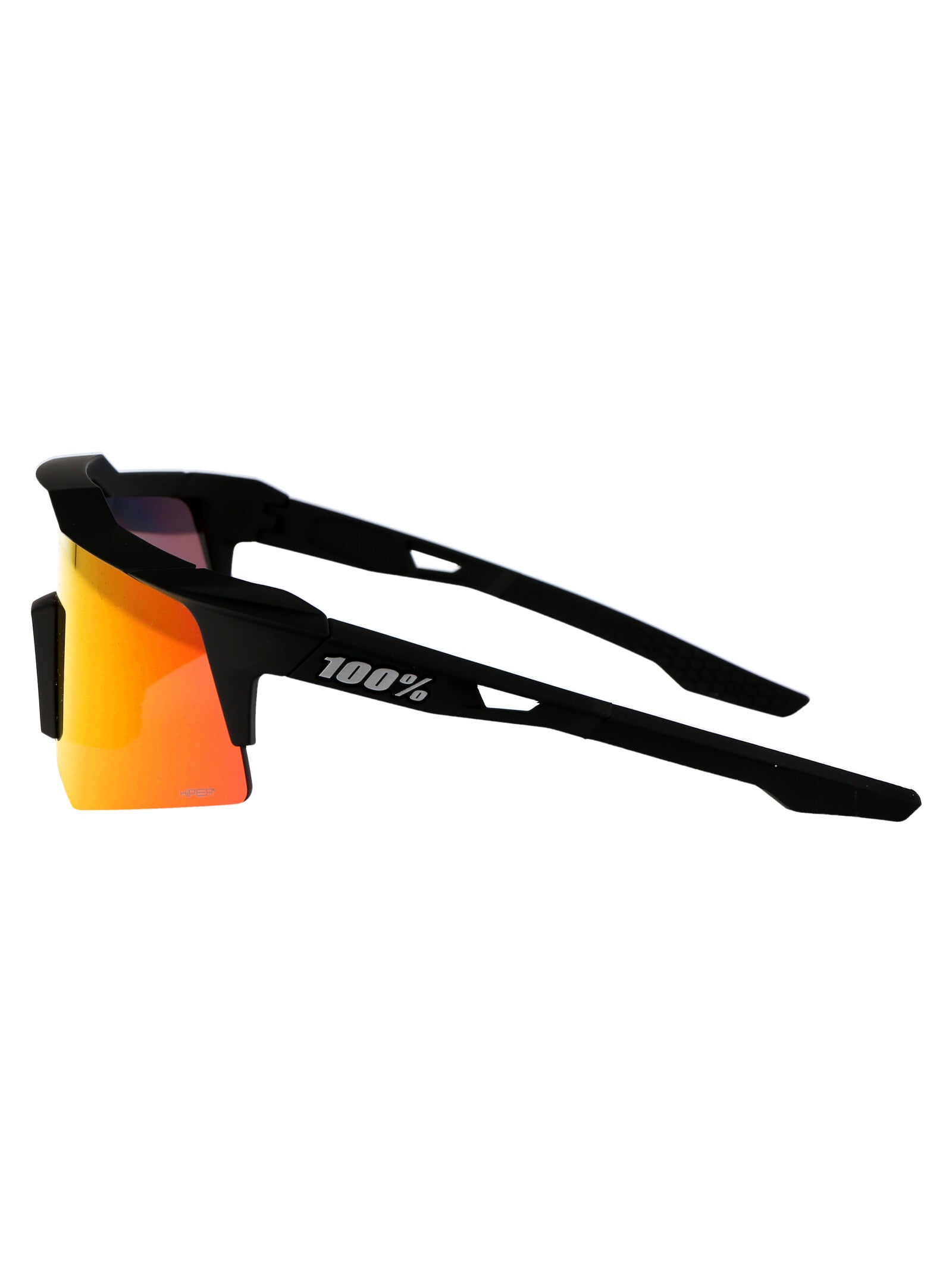 Speedcraft Xs Soft Tact Black - Hiper Red Multilayer Mirror Lens Acetate Sunglasses