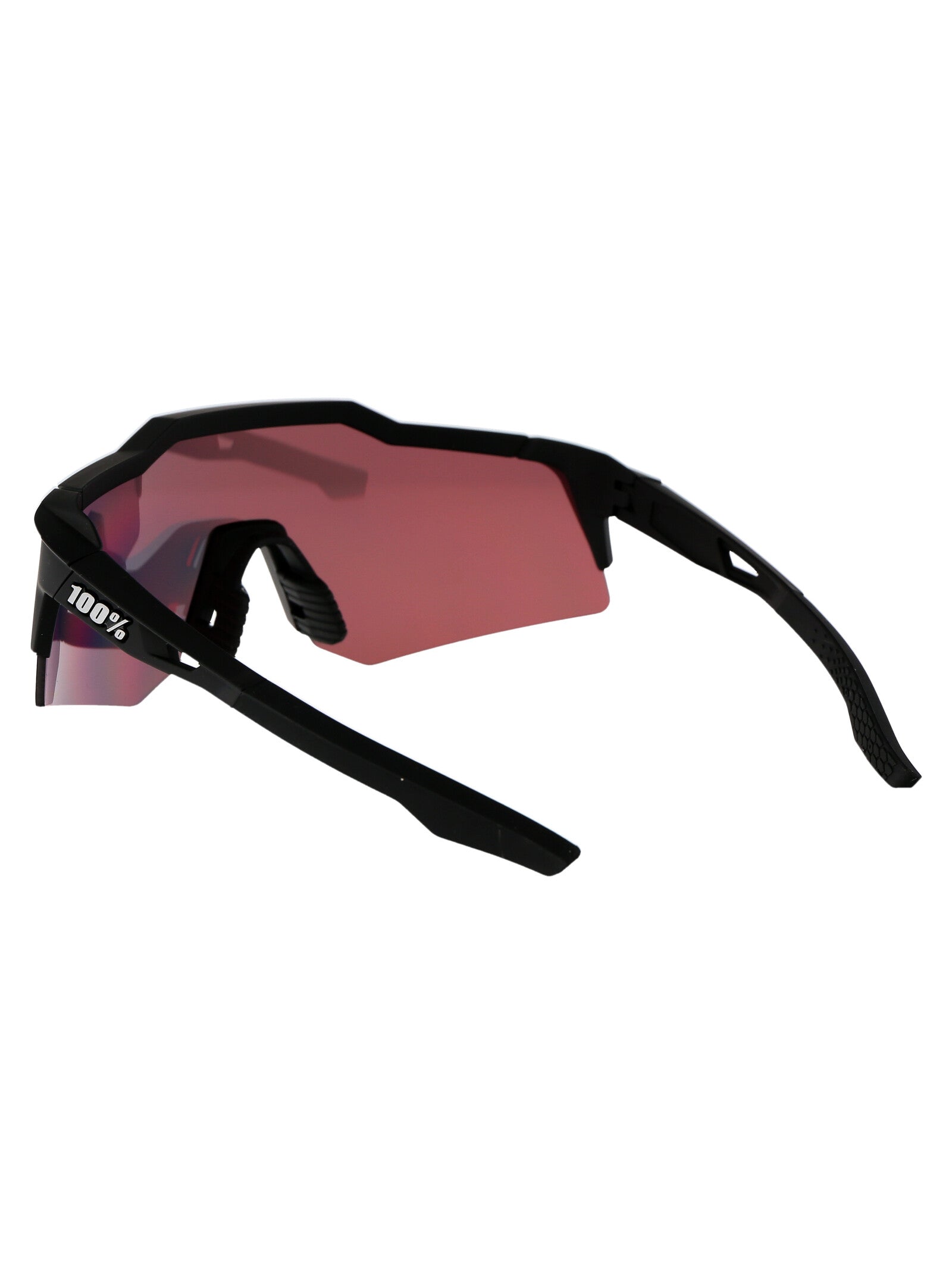 Speedcraft Xs Soft Tact Black - Hiper Red Multilayer Mirror Lens Acetate Sunglasses