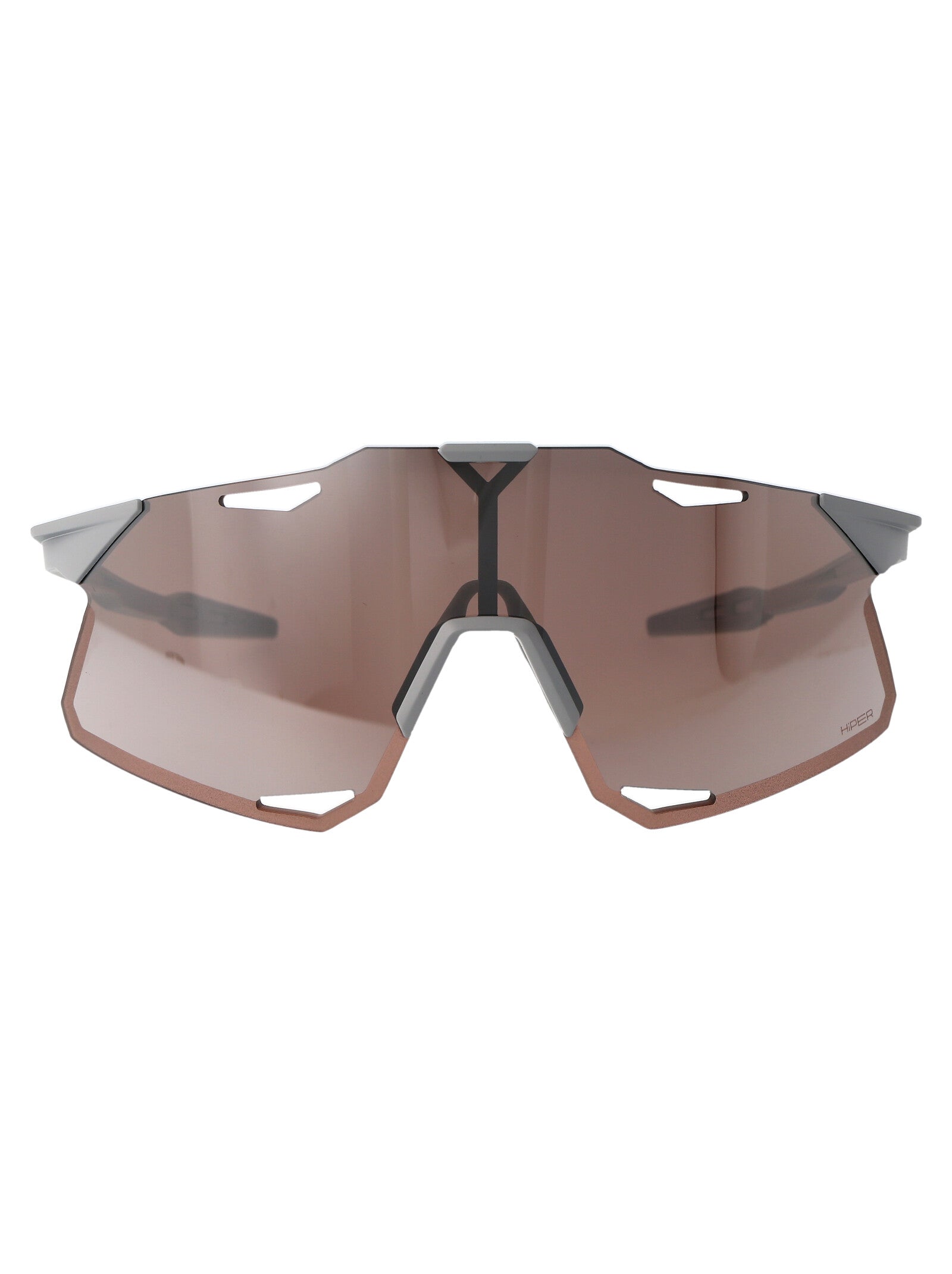 Hypercraft Matte Stone Grey - Hiper Silver Mirror Lens Acetate Sunglasses