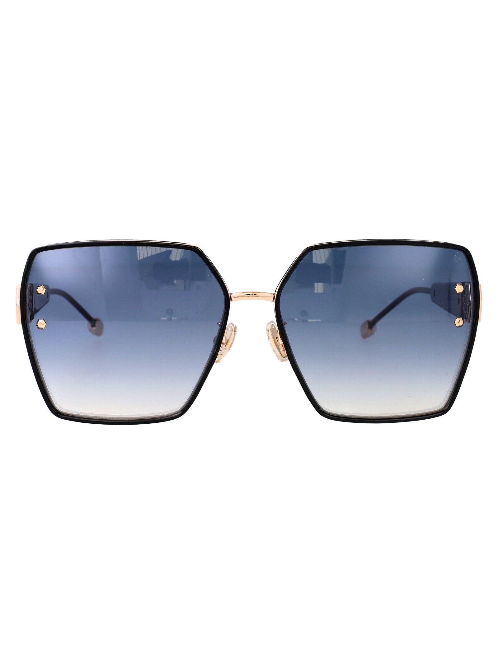 Spp122v 0300 Gold Metal Sunglasses