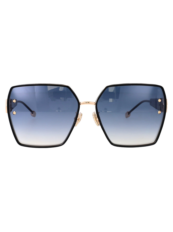 Spp122v 0300 Gold Metal Sunglasses