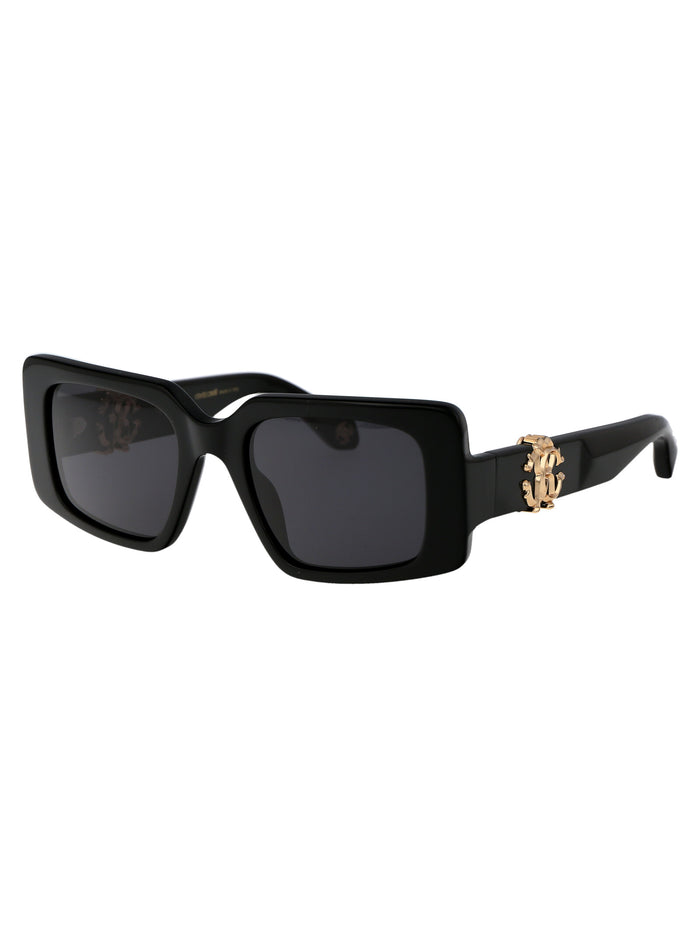 Src039m 0700 Black Acetate Sunglasses