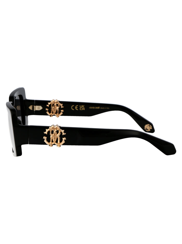 Src039m 0700 Black Acetate Sunglasses