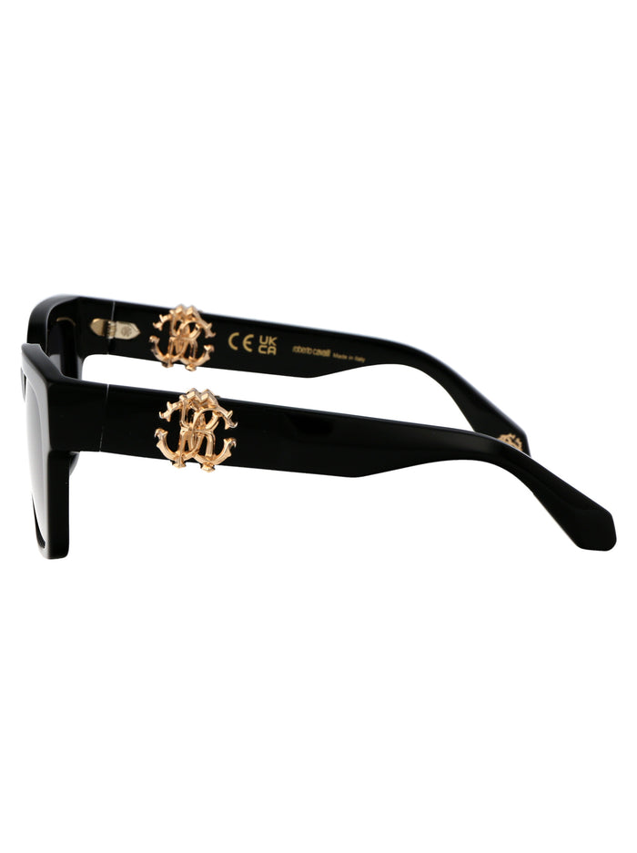 Src040m 0700 Black Acetate Sunglasses