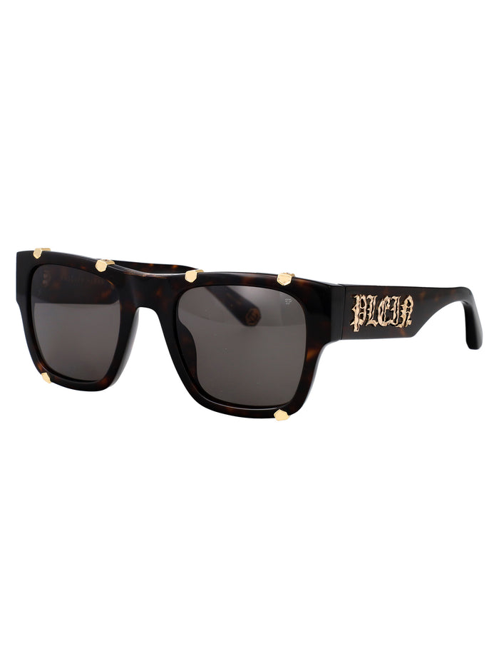 Spp042w 0722 Brown Acetate Sunglasses