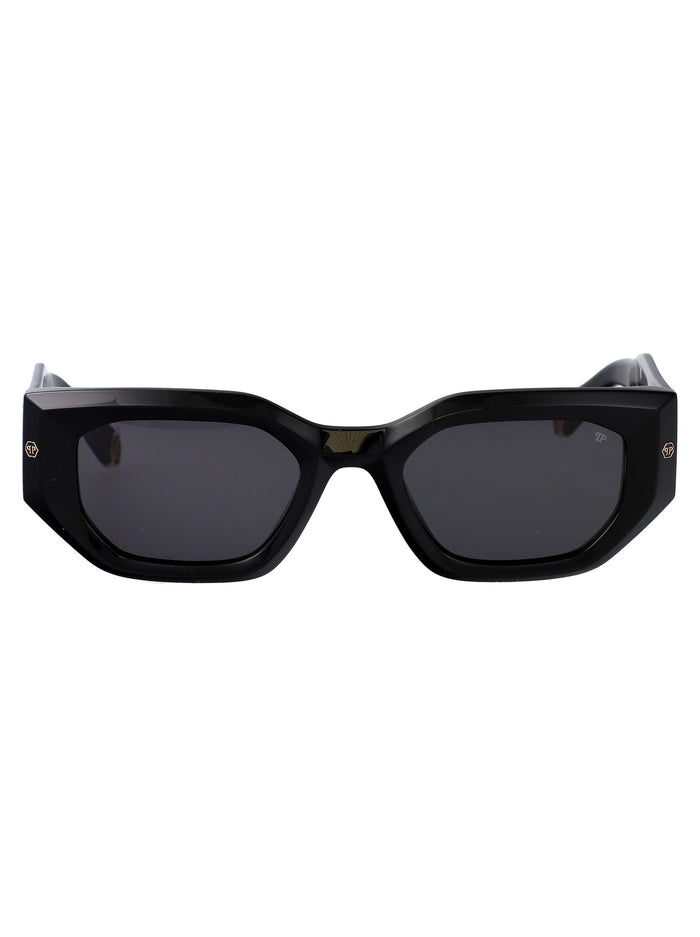 Spp066m 0700 Black Acetate Sunglasses