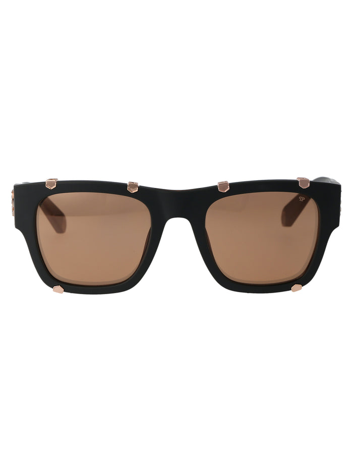 Spp042w L46g Grigio Opaco Acetate Sunglasses