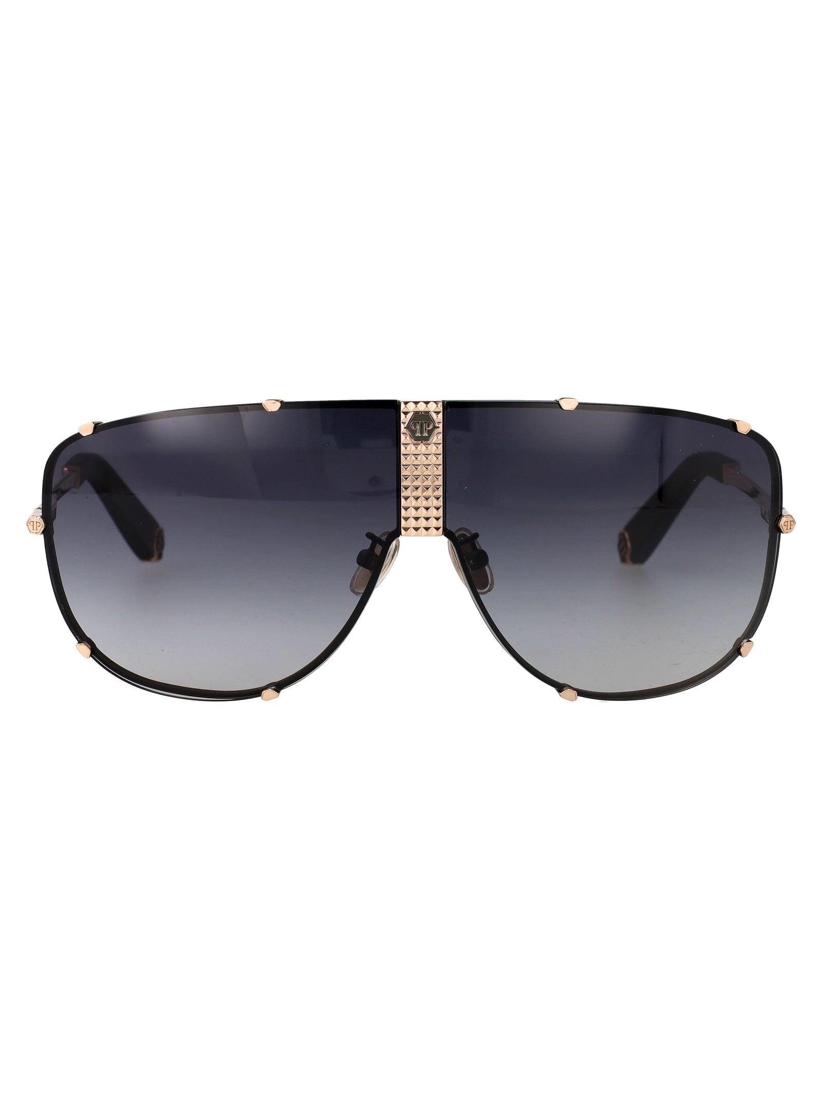 Spp075m 0376 Gold C/parti Verde Metal Sunglasses