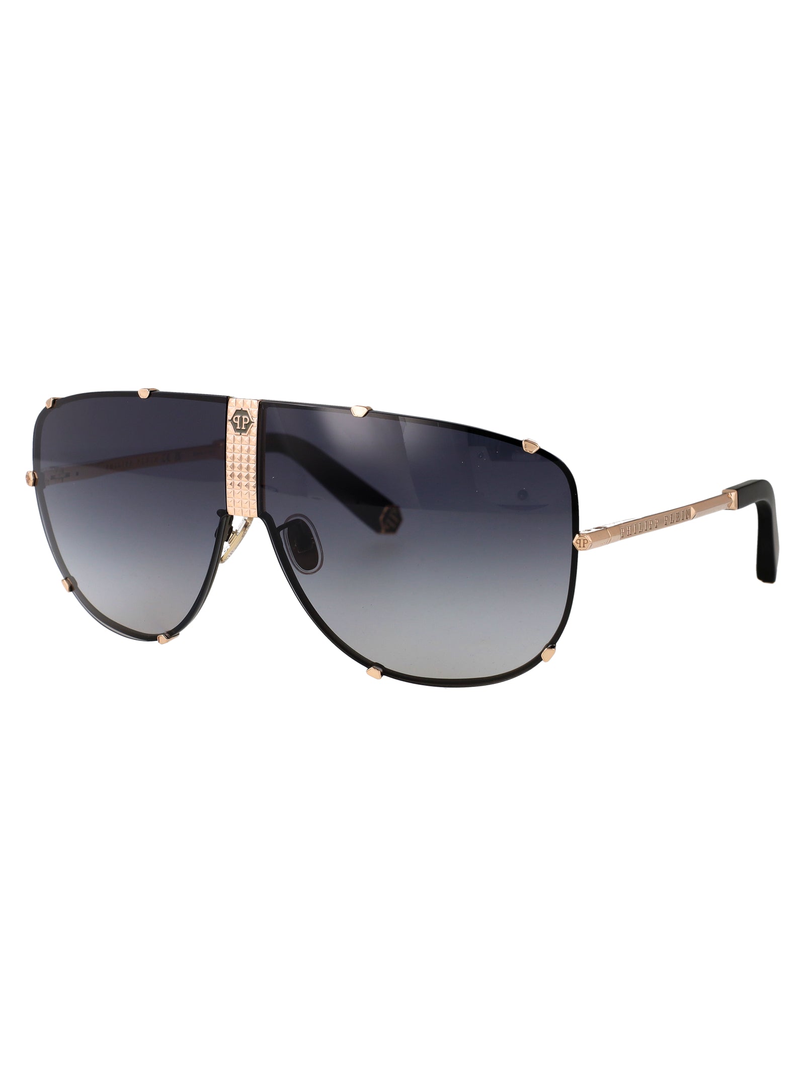 Spp075m 0376 Gold C/parti Verde Metal Sunglasses