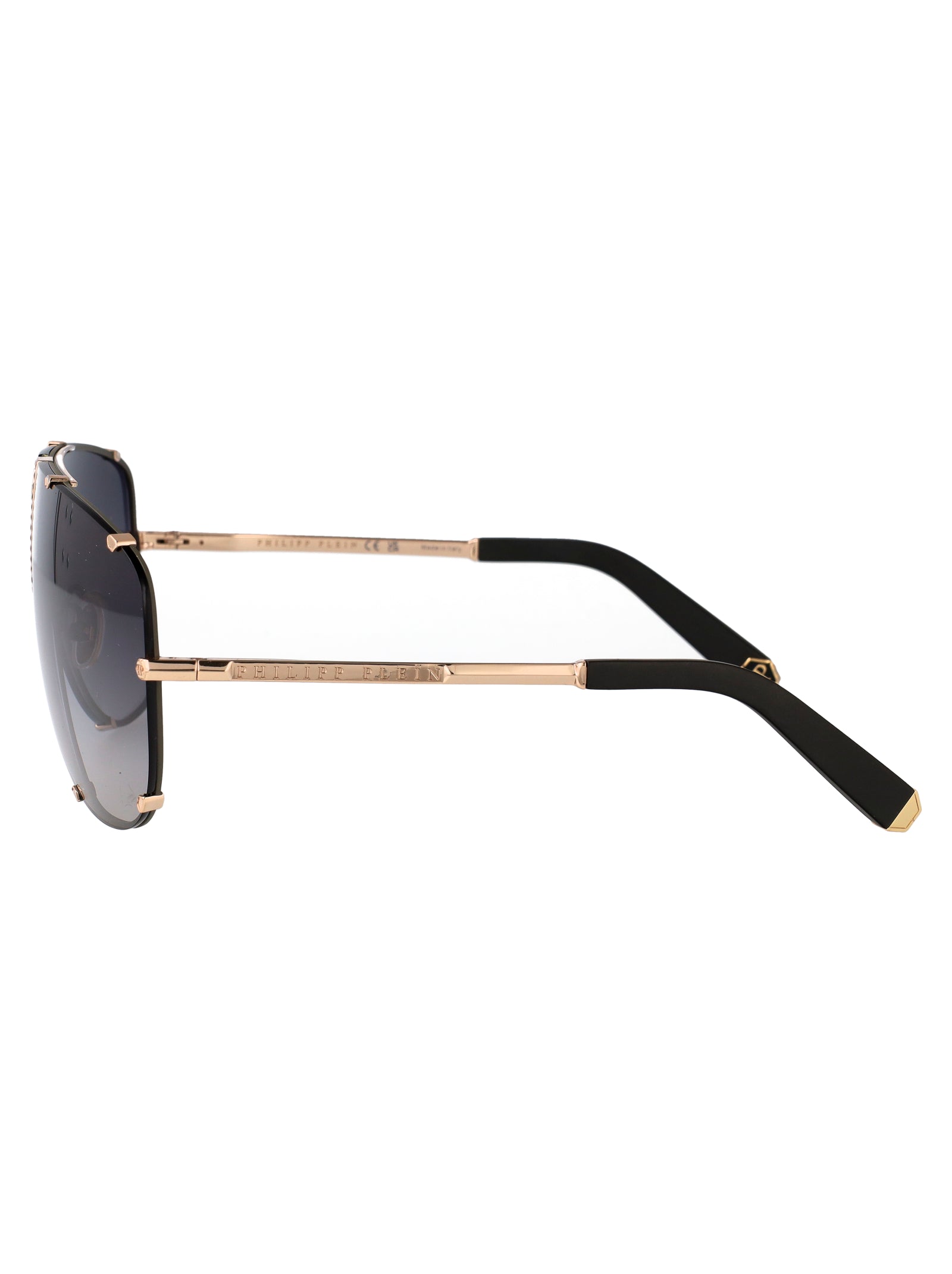 Spp075m 0376 Gold C/parti Verde Metal Sunglasses