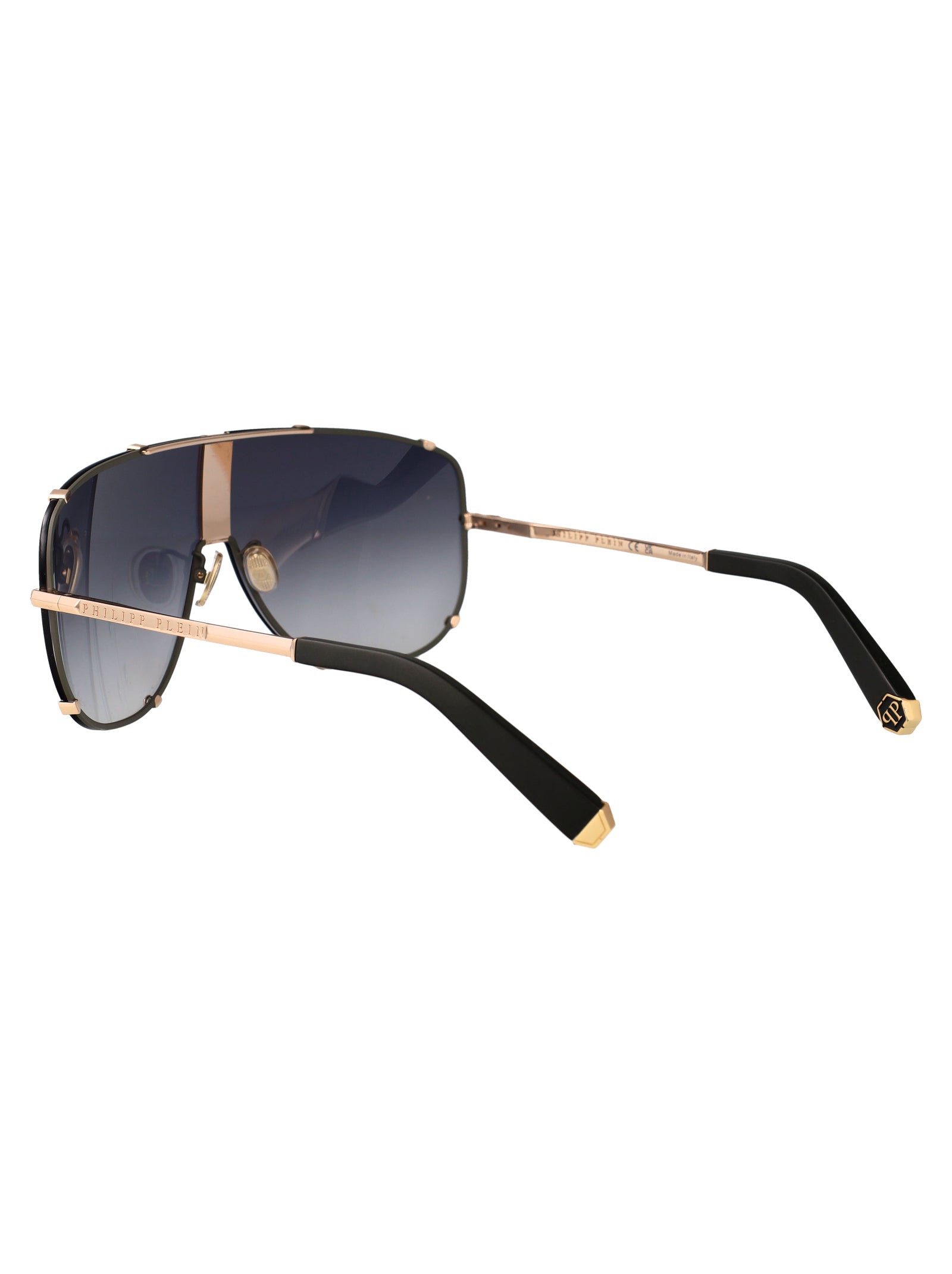 Spp075m 0376 Gold C/parti Verde Metal Sunglasses