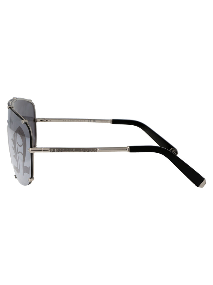 Spp075m 579l Grey Metal Sunglasses