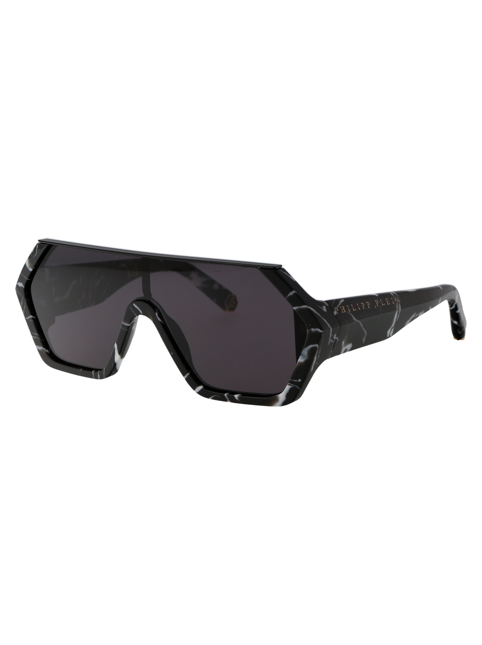 Spp047 0z21 Nero Marmorizzato Acetate Sunglasses