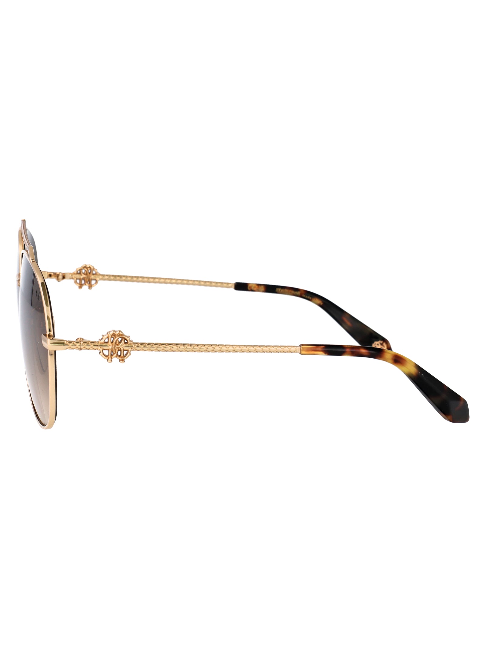 Src008v 300y Gold Metal Sunglasses