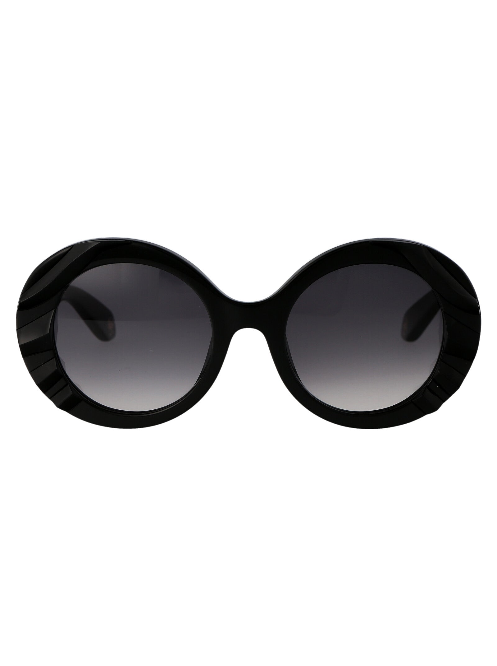 Src010v 0700 Black Acetate Sunglasses