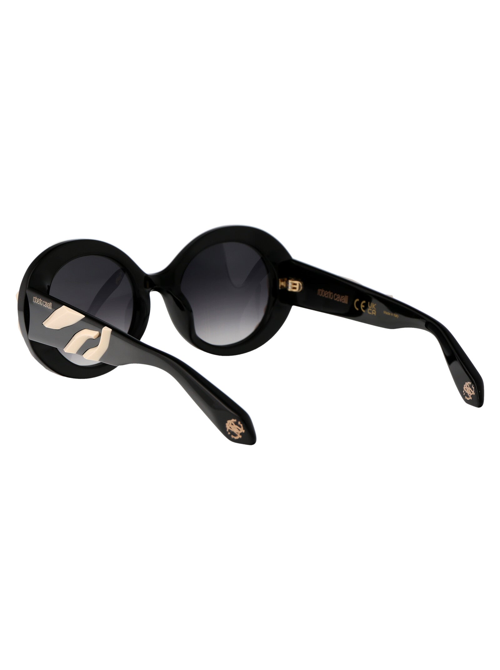 Src010v 700y Black Acetate Sunglasses