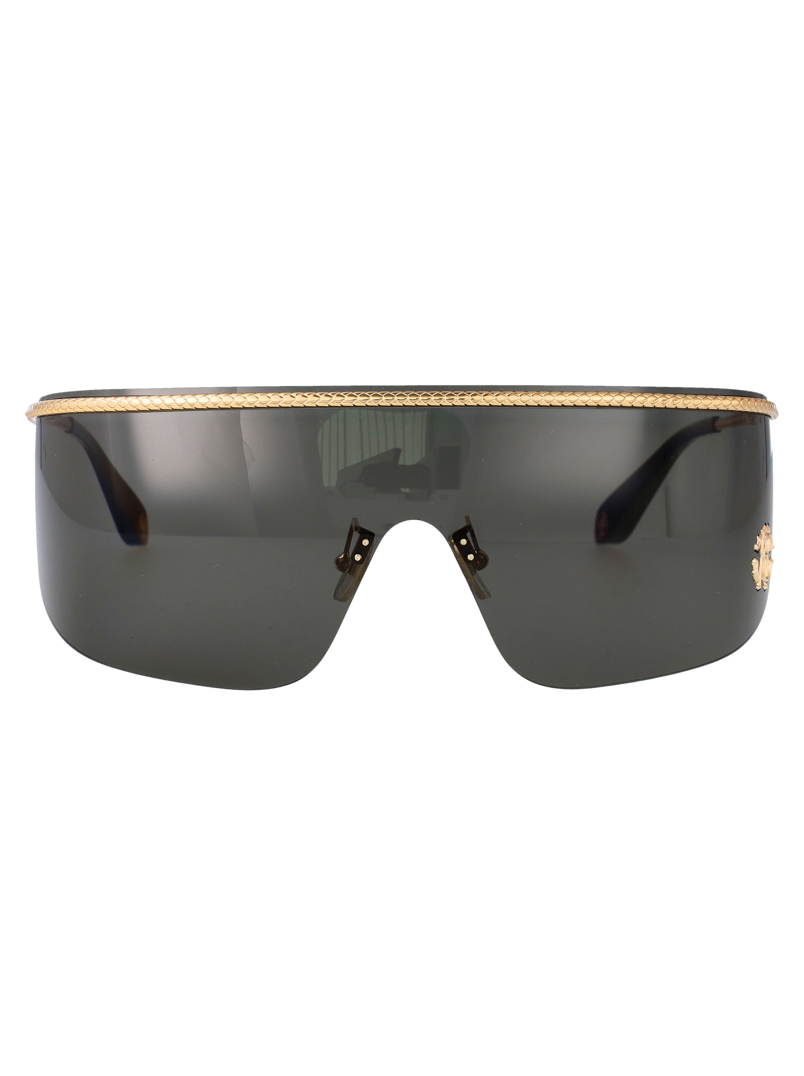 Src012m 0300 Gold Metal Sunglasses