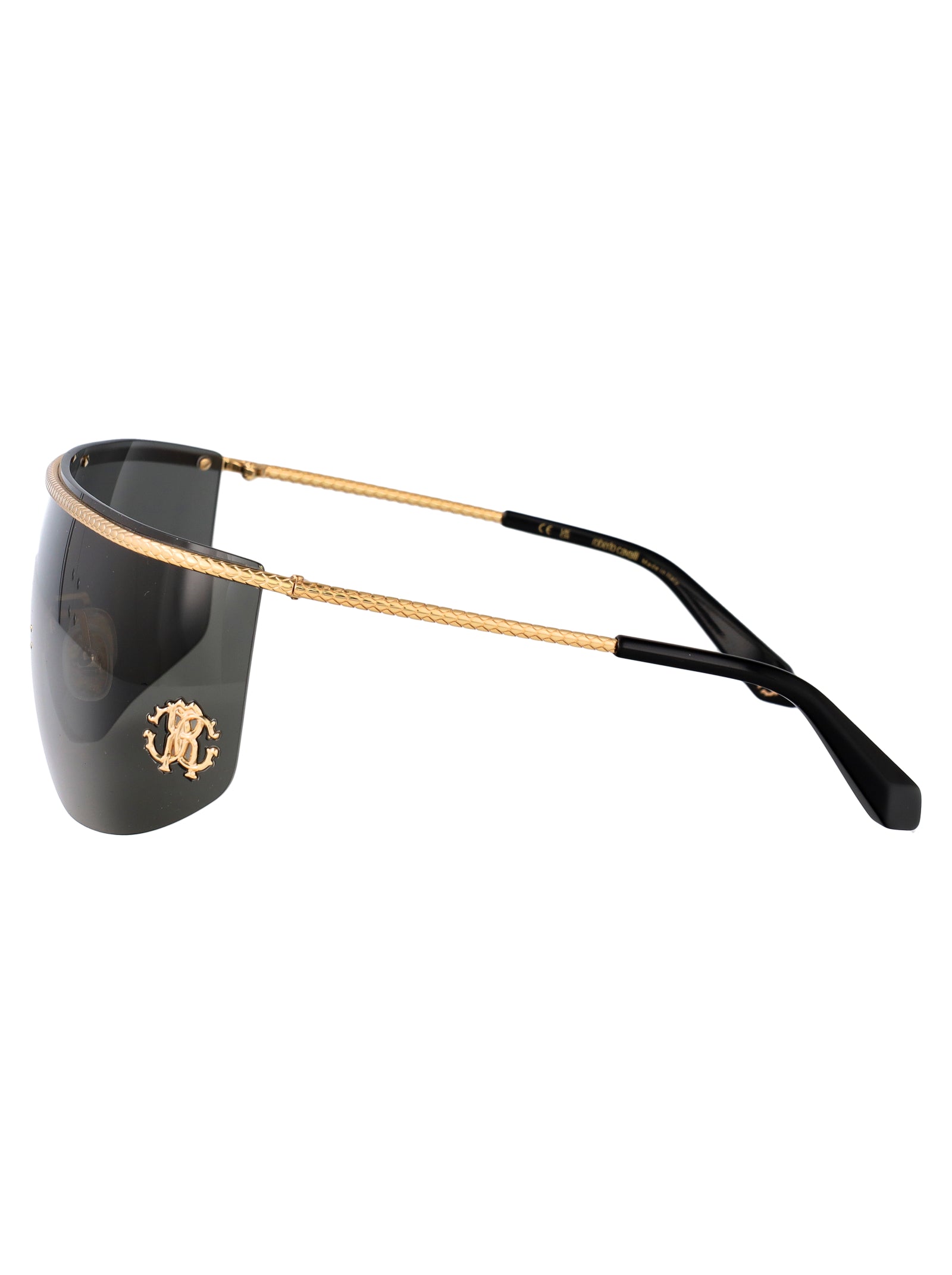Src012m 0300 Gold Metal Sunglasses
