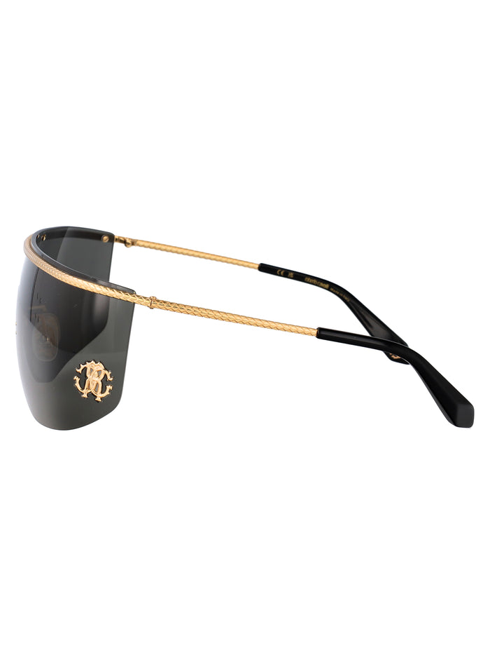 Src012m 0300 Gold Metal Sunglasses