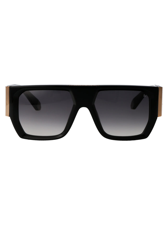 Spp094m 0700 Black Acetate Sunglasses