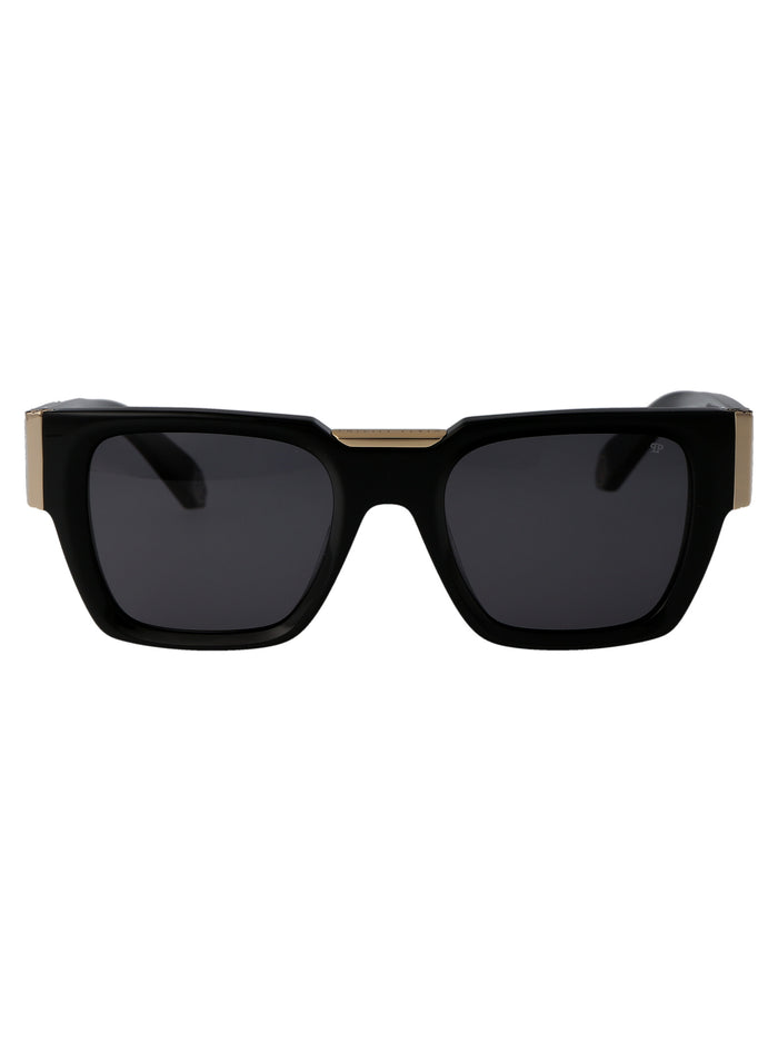 Spp095m 0700 Black Acetate Sunglasses